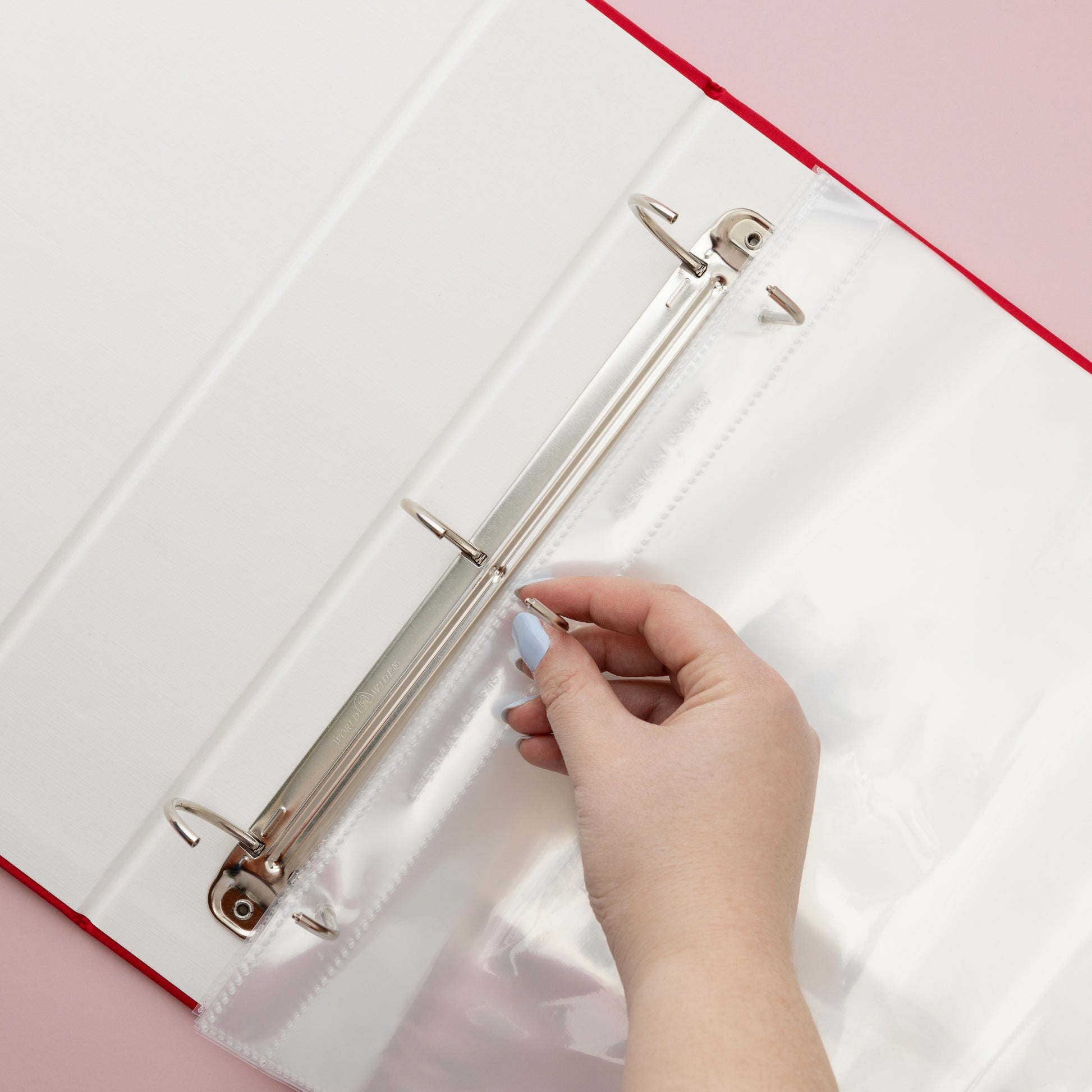 American Crafts 12x12" D-Ring Cloth Album with Window - Available in Multiple Styles