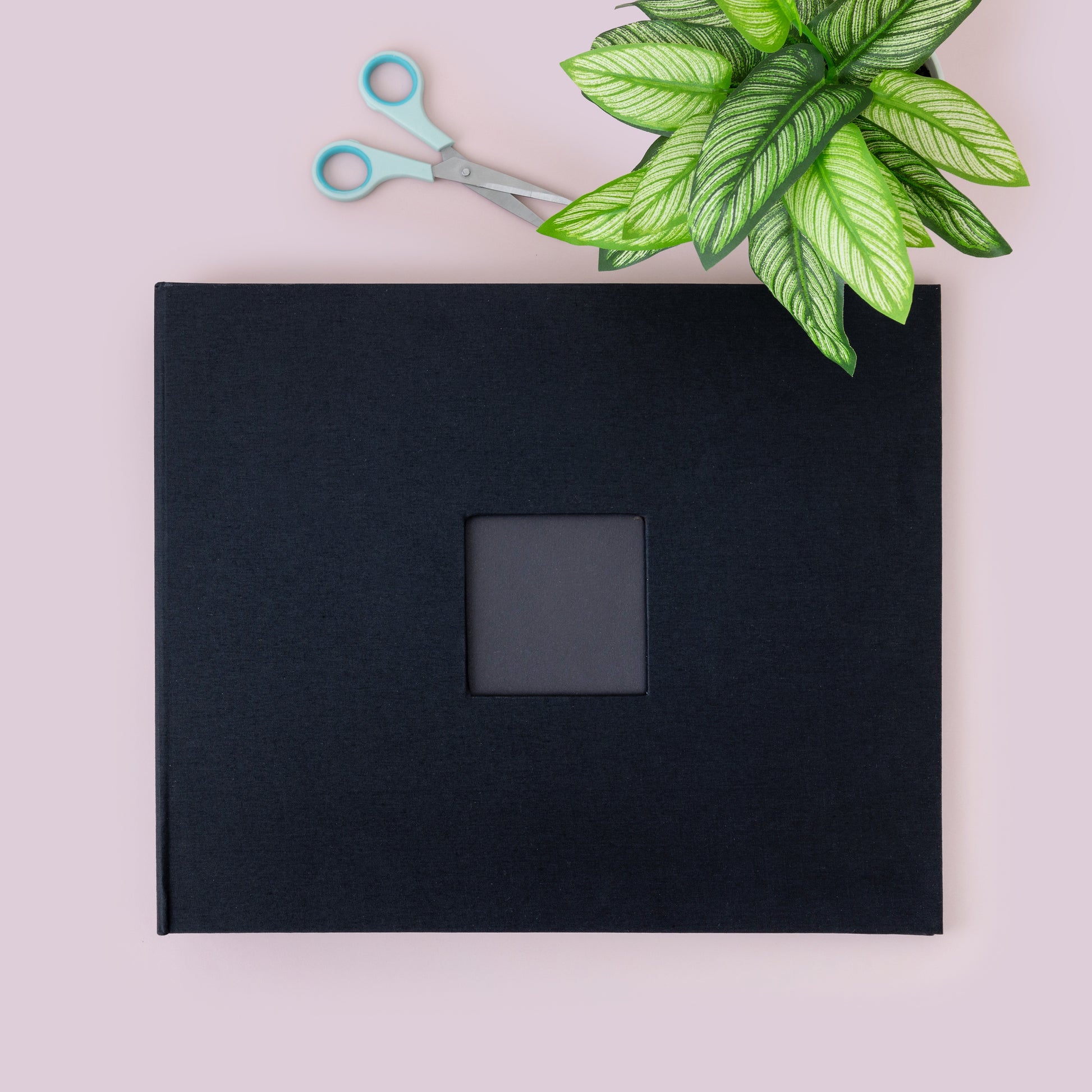 American Crafts 12x12" D-Ring Cloth Album with Window - Available in Multiple Styles