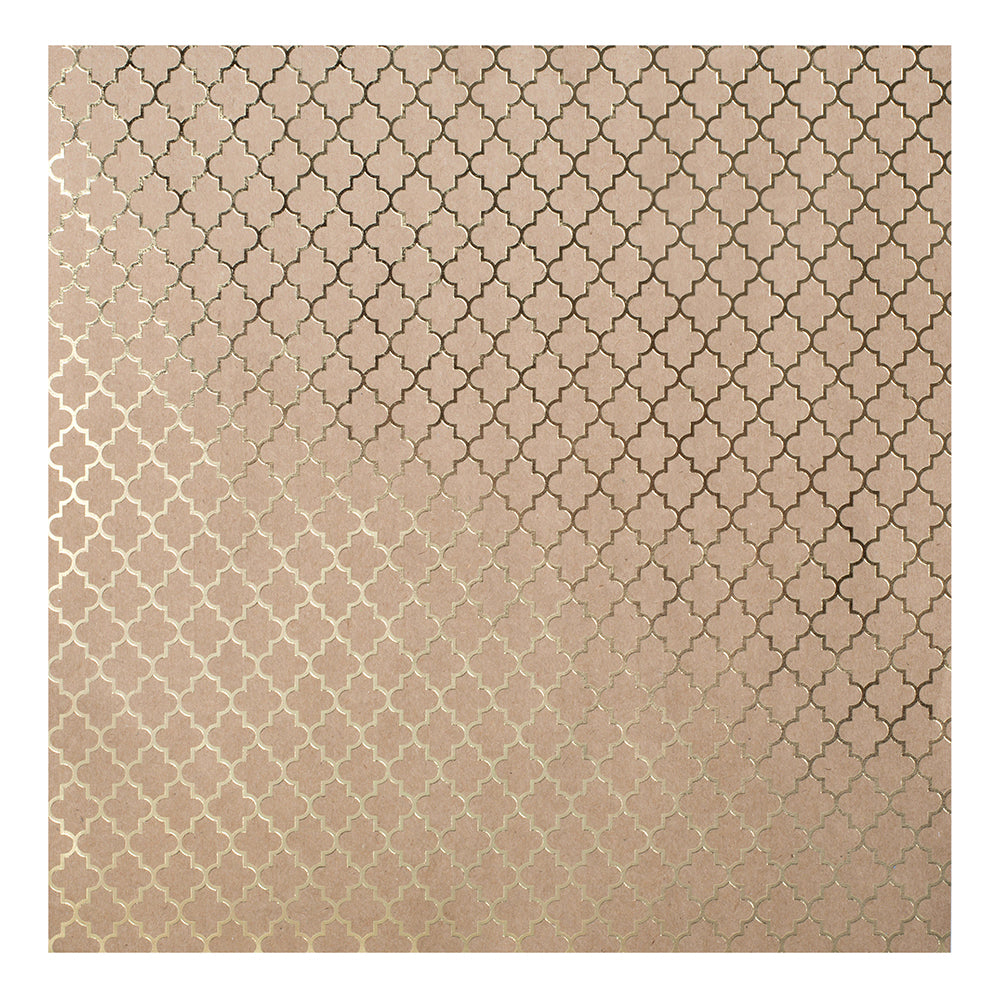 Bazzill Foiled Kraft 12x12" Cardstock Packs