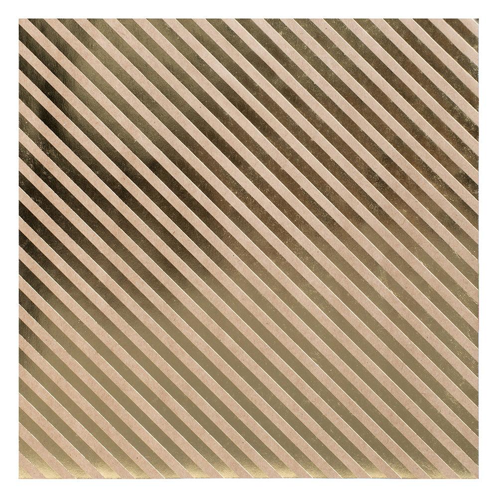 Bazzill Foiled Kraft 12x12" Cardstock Packs