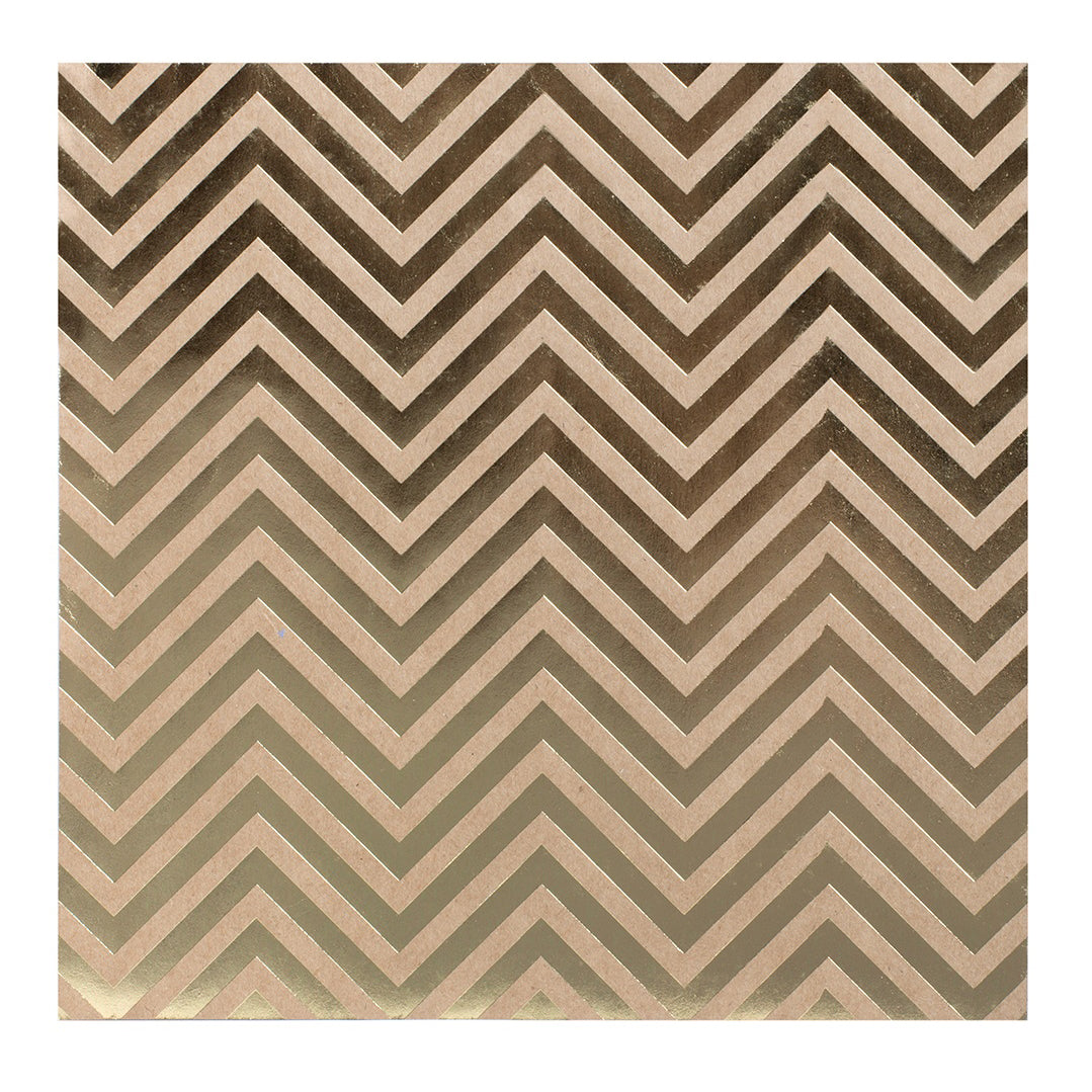 Bazzill Foiled Kraft 12x12" Cardstock Packs