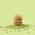 Load image into Gallery viewer, Lifestyle image of cookies filled with AC Sweetshop Light Green Baking Chips
