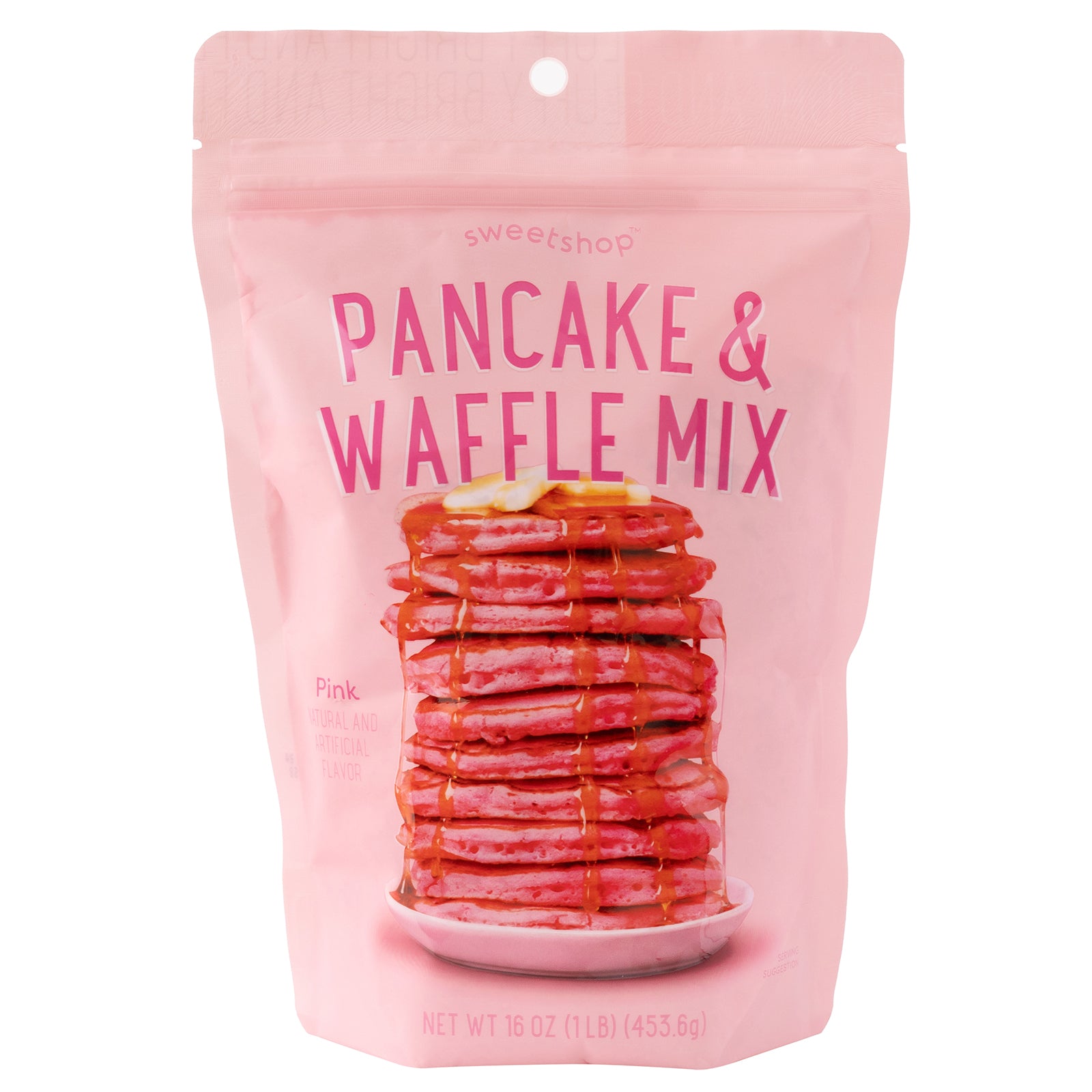 AC Sweetshop Pink Pancake and Waffle 16 oz Baking Mix