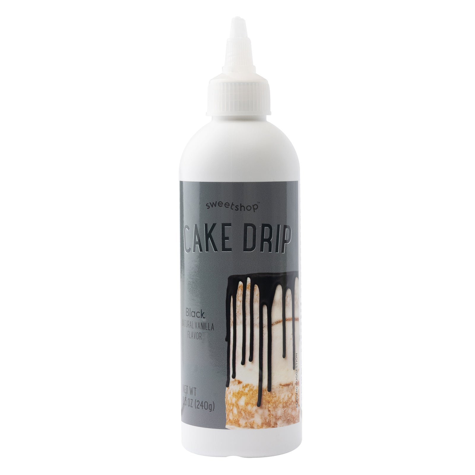 Sweetshop 8.5 oz Black Cake Drip - Black