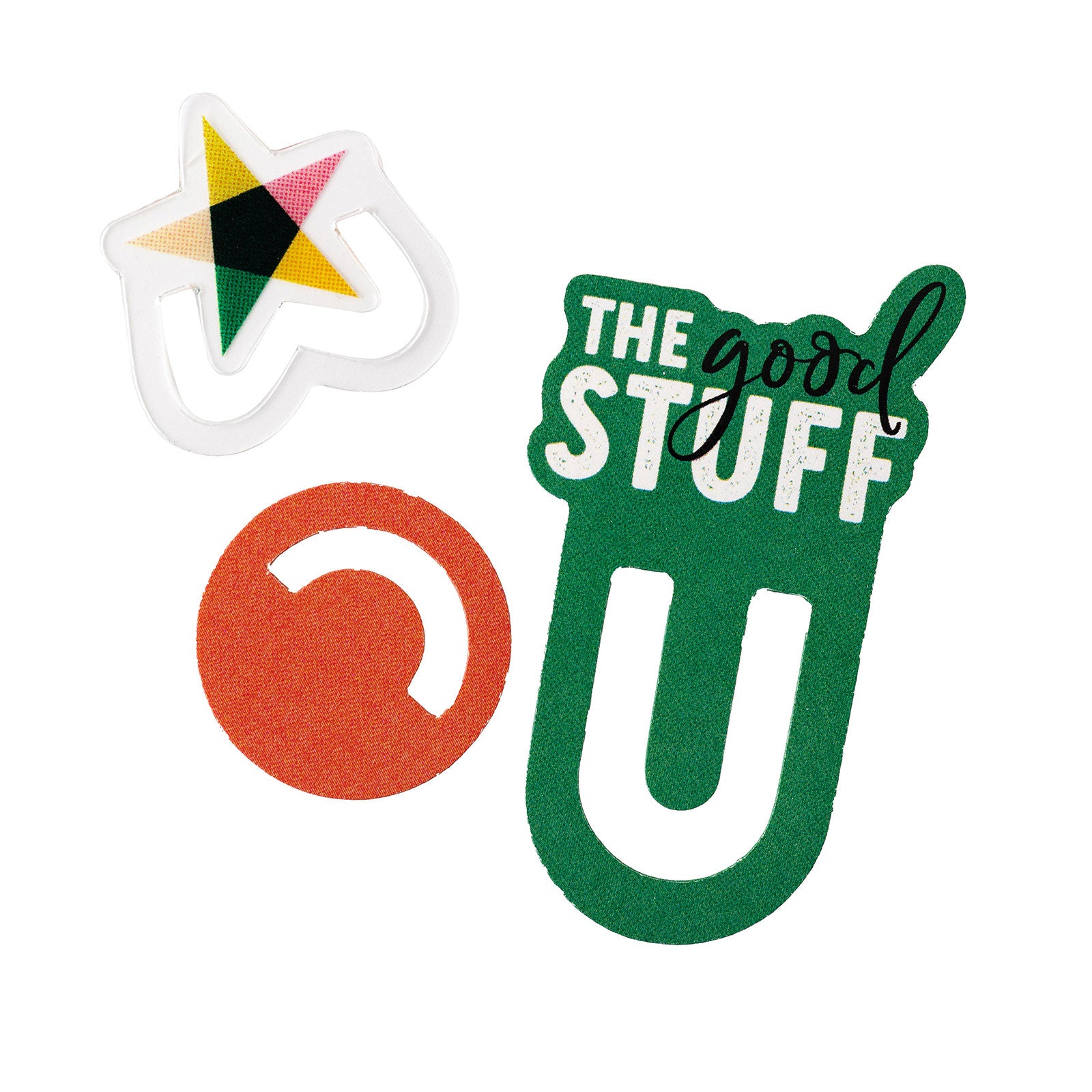 Close up of a few pieces from the Vicki Boutin Where to Next Die-Cut Paper Clips - 30 Piece