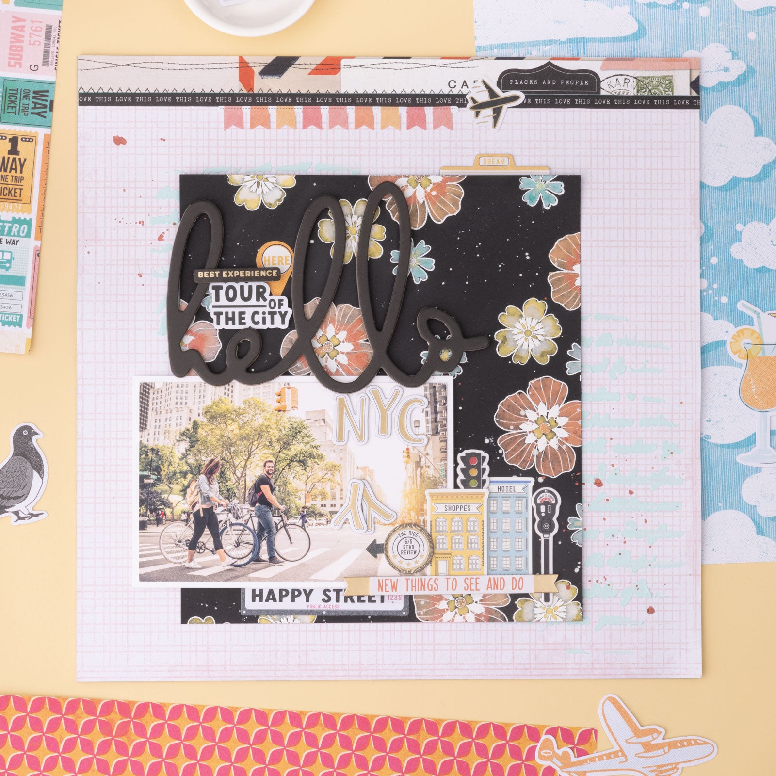 Vicki Boutin Where To Next Paperie Pack 200/Pkg-Ephemera, Journaling Spots & Washi