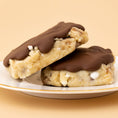 Load image into Gallery viewer, Lifestyle images of chocolate covered AC Sweetshop S'mores Edible Cookie Dough
