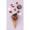 Load image into Gallery viewer, Lifestyle image of an assortment of chocolate dipped treats with ice cream cone
