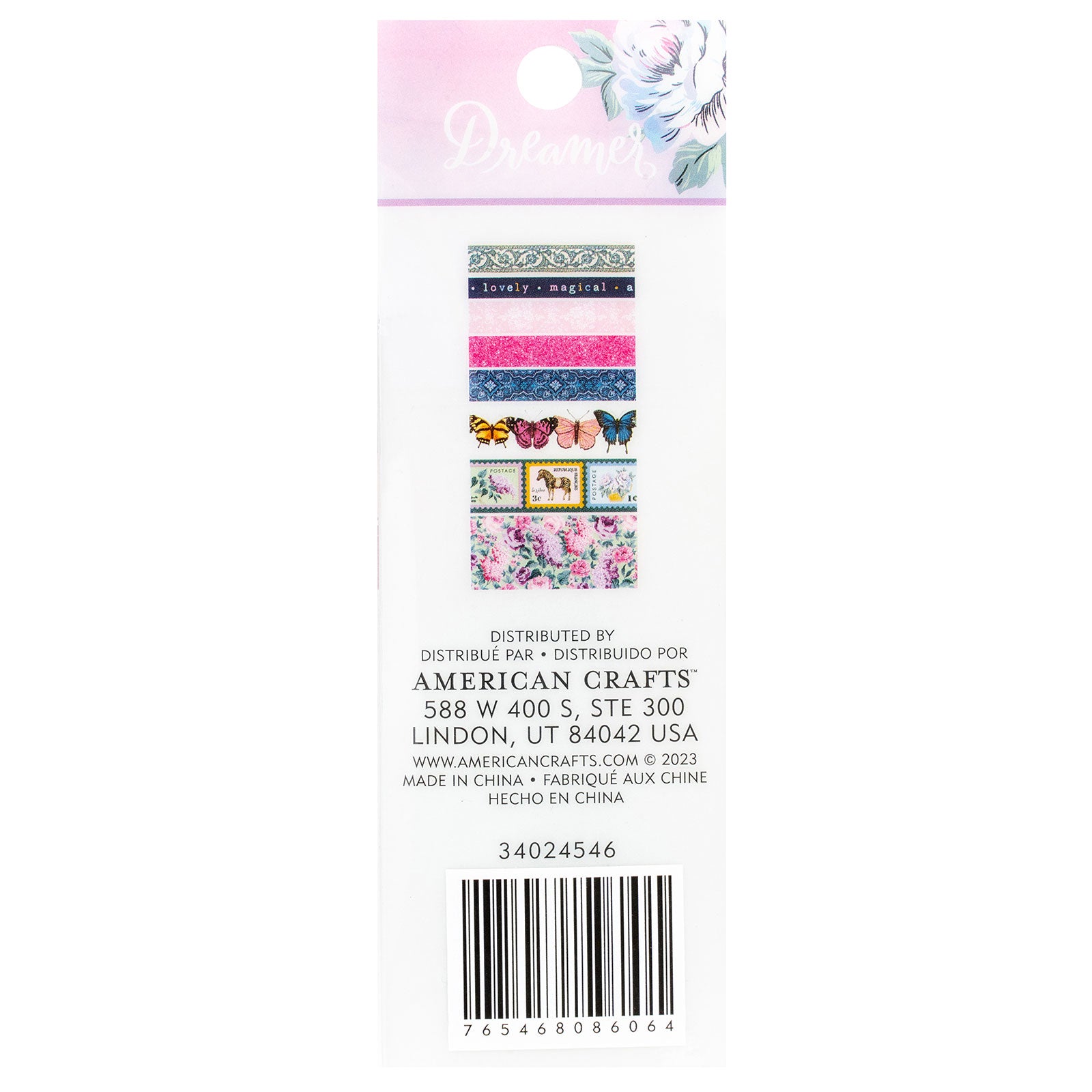 American Crafts Dreamer Washi Tape Set