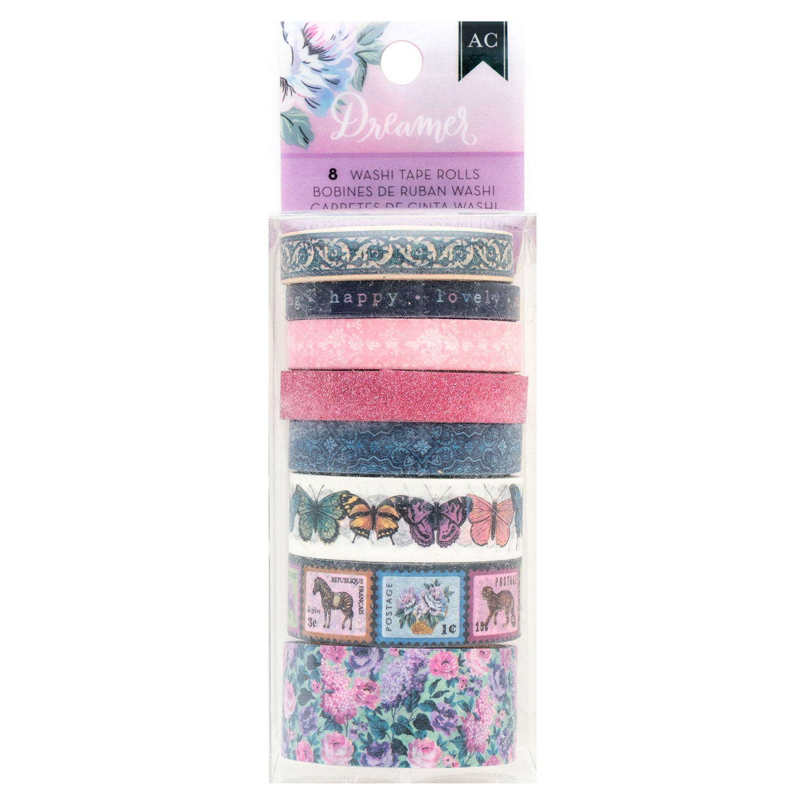 American Crafts Dreamer Washi Tape Set - 8 Rolls