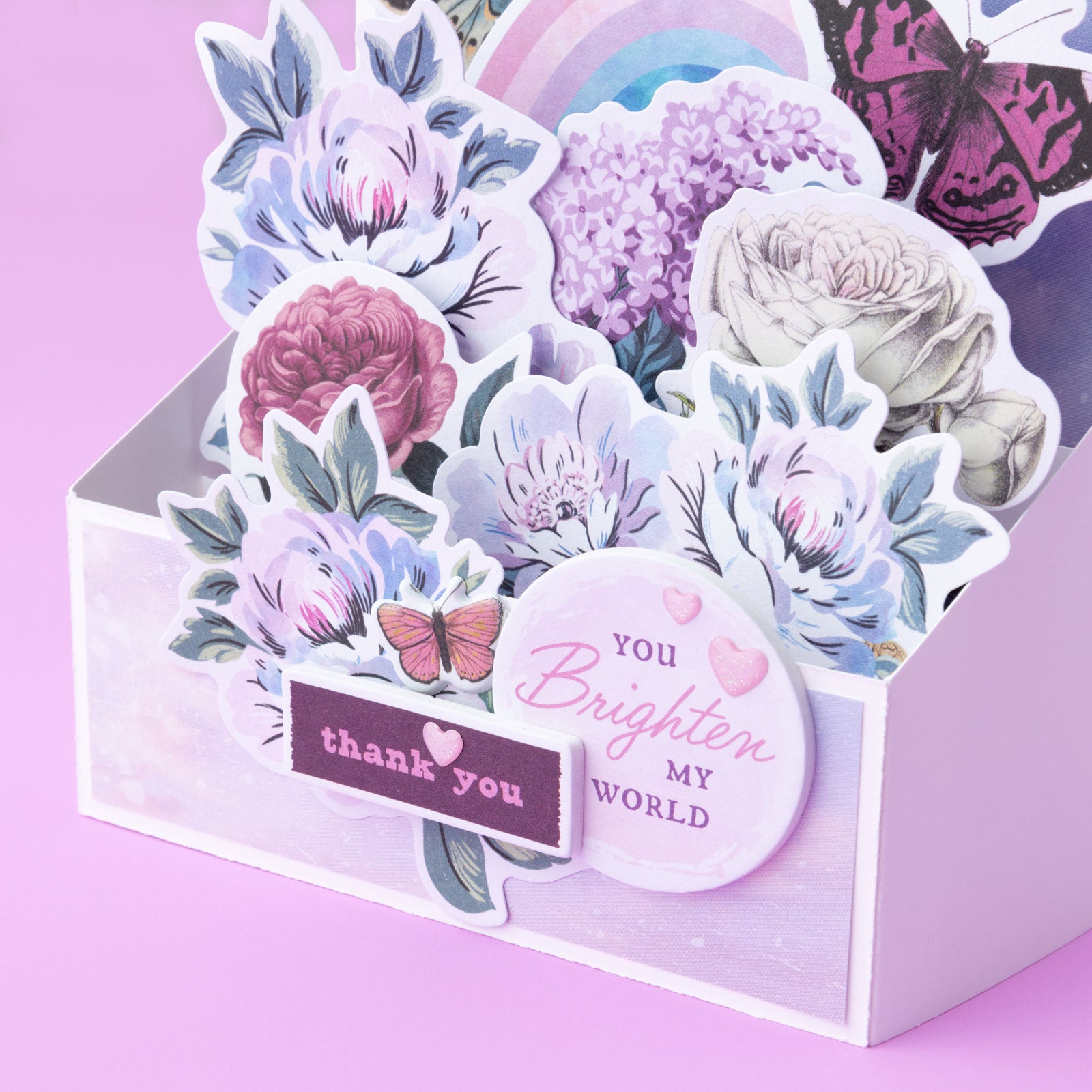 American Crafts Dreamer Thicker Phrase Stickers - 42 Piece