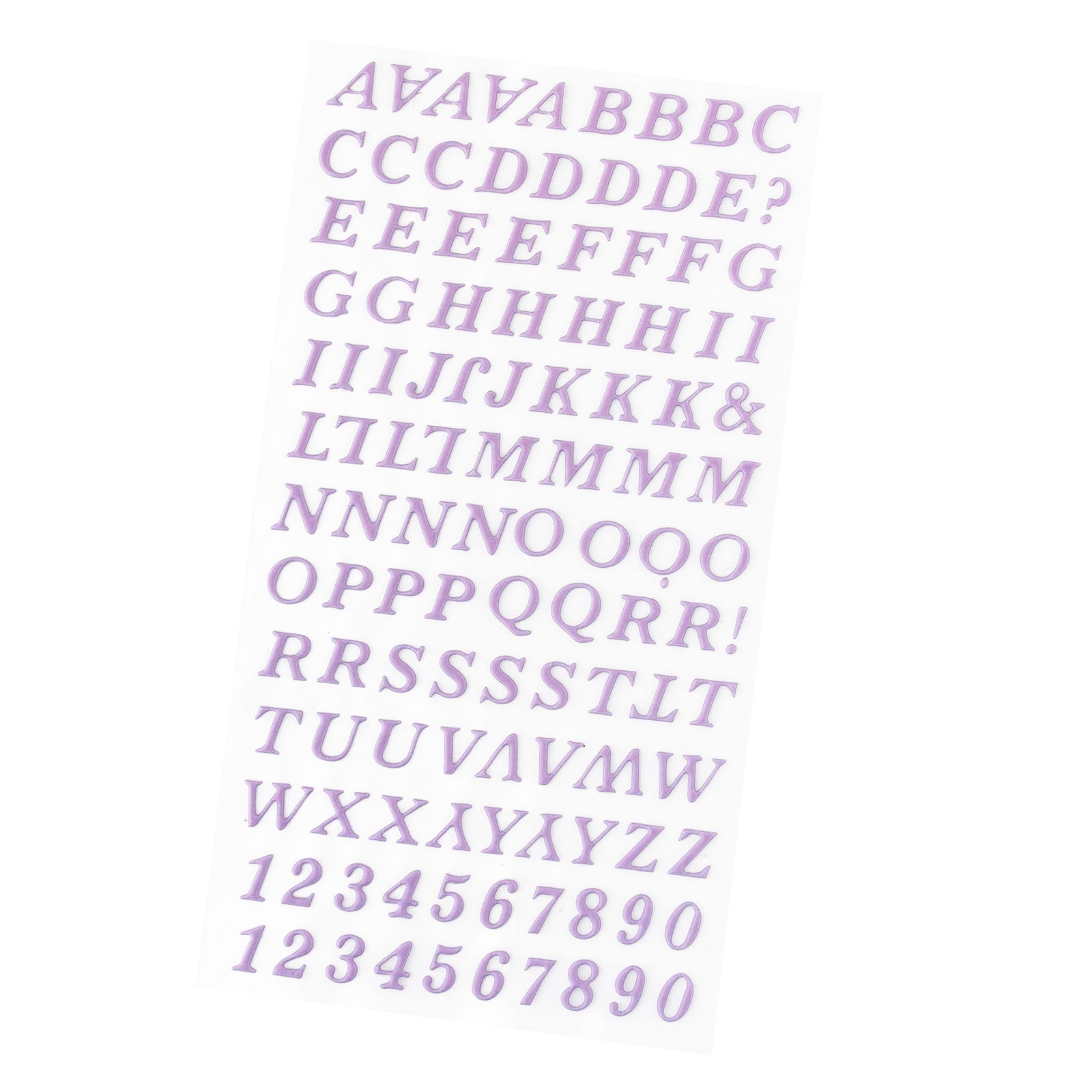 American Crafts Dreamer Puffy Alphabet Stickers - 115 Piece