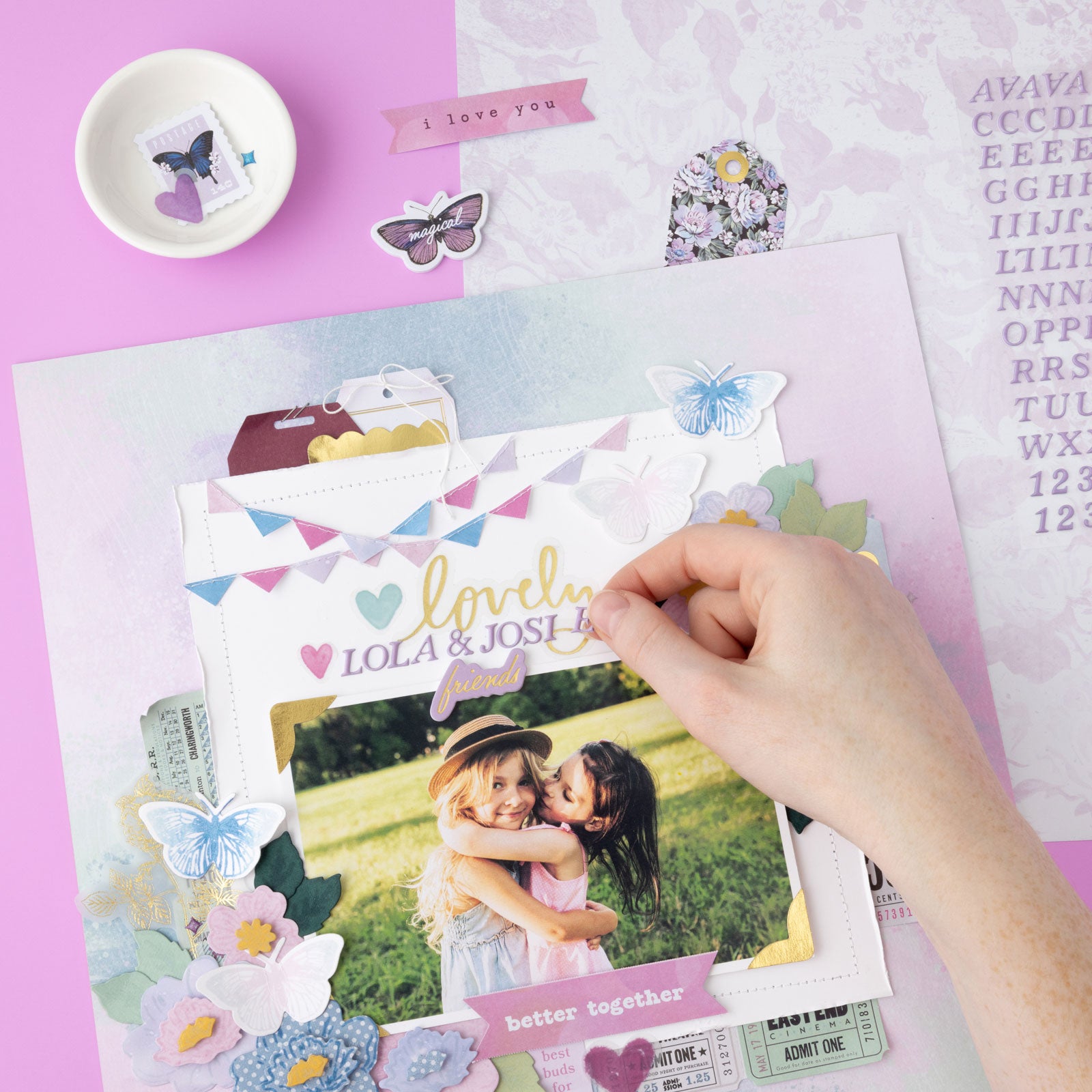 American Crafts Dreamer Puffy Alphabet Stickers - 115 Piece