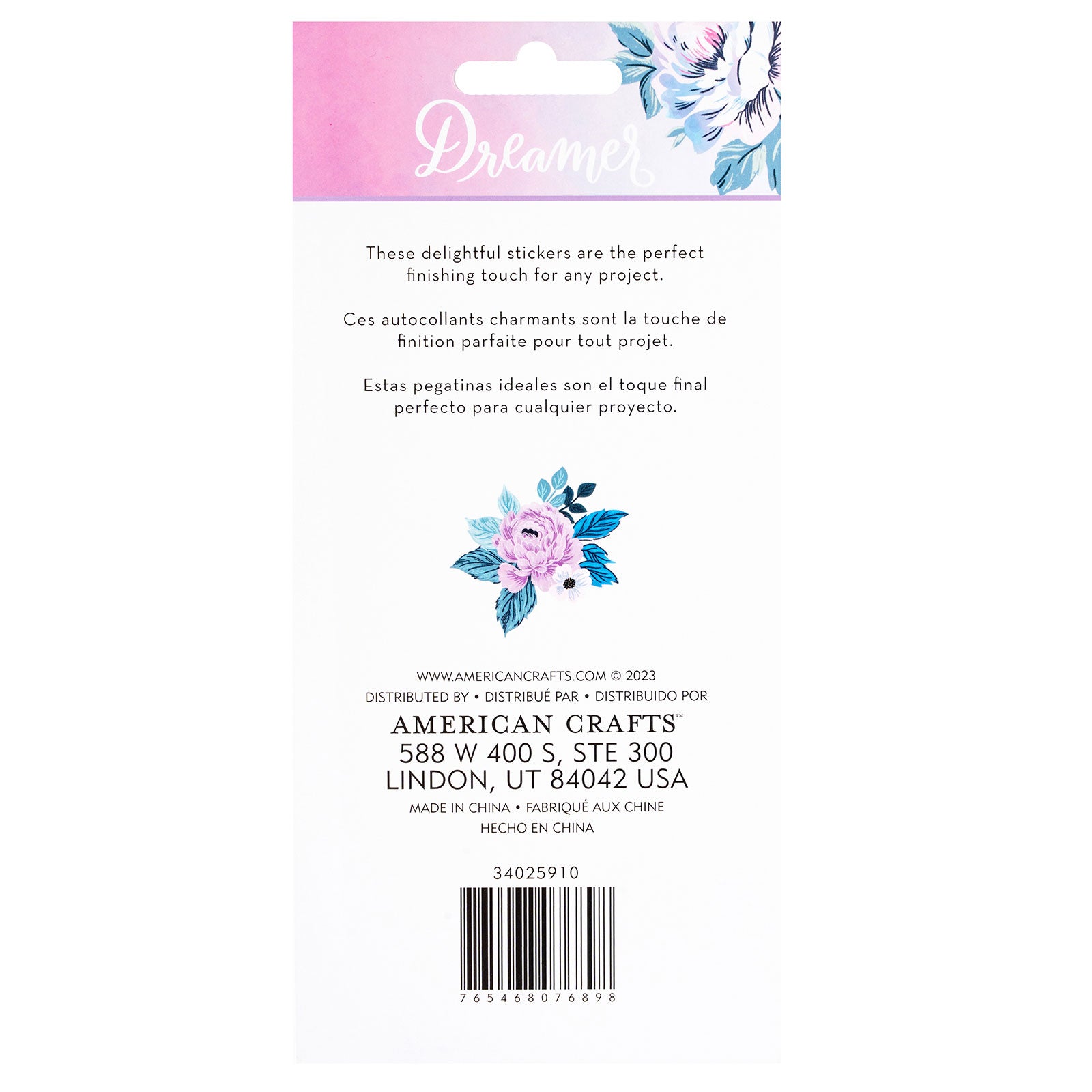 American Crafts Dreamer Puffy Icon Stickers - 30 Piece