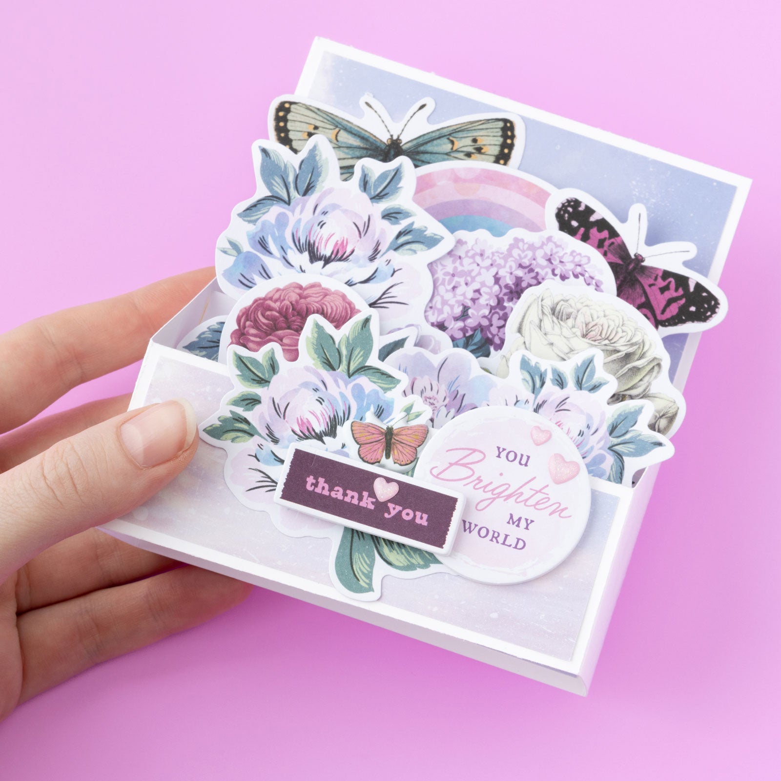 American Crafts Dreamer Ephemera Icon Die Cut Shapes - 60 Piece