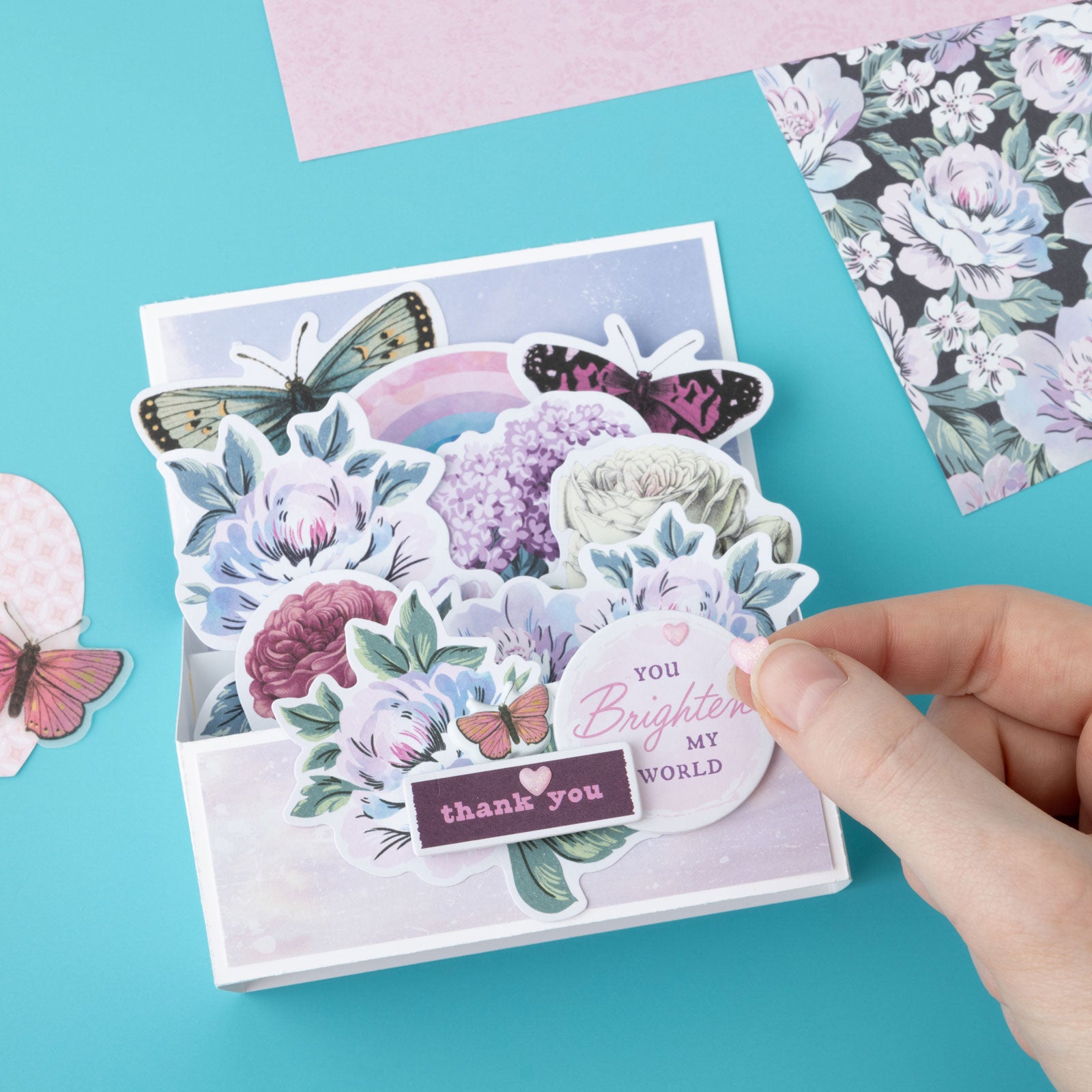 American Crafts Dreamer Ephemera Icon Die Cut Shapes - 60 Piece