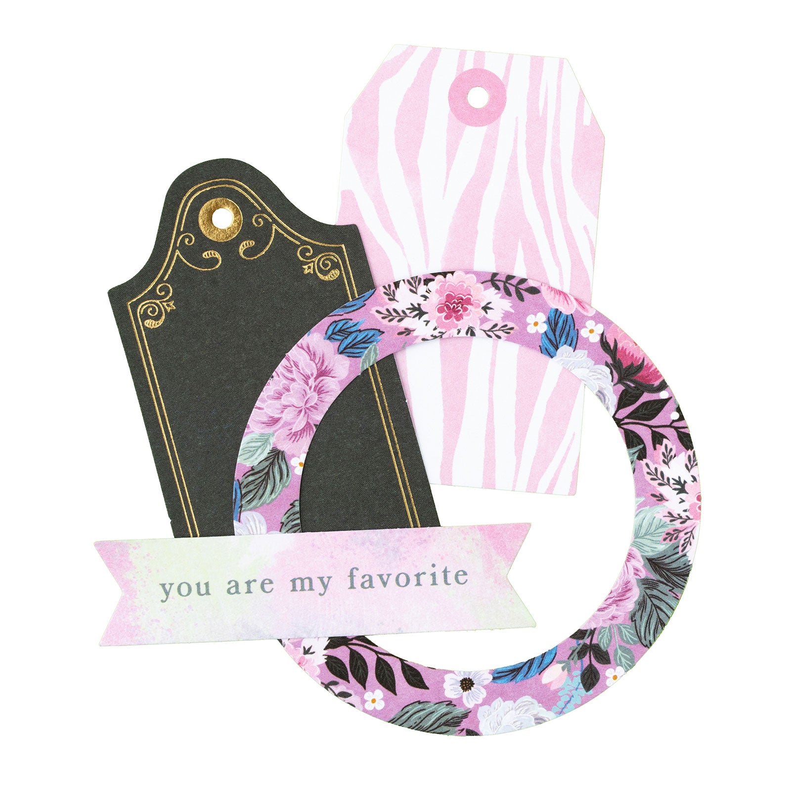 American Crafts Dreamer Journaling Ephemera Icon Die Cut Shapes Set