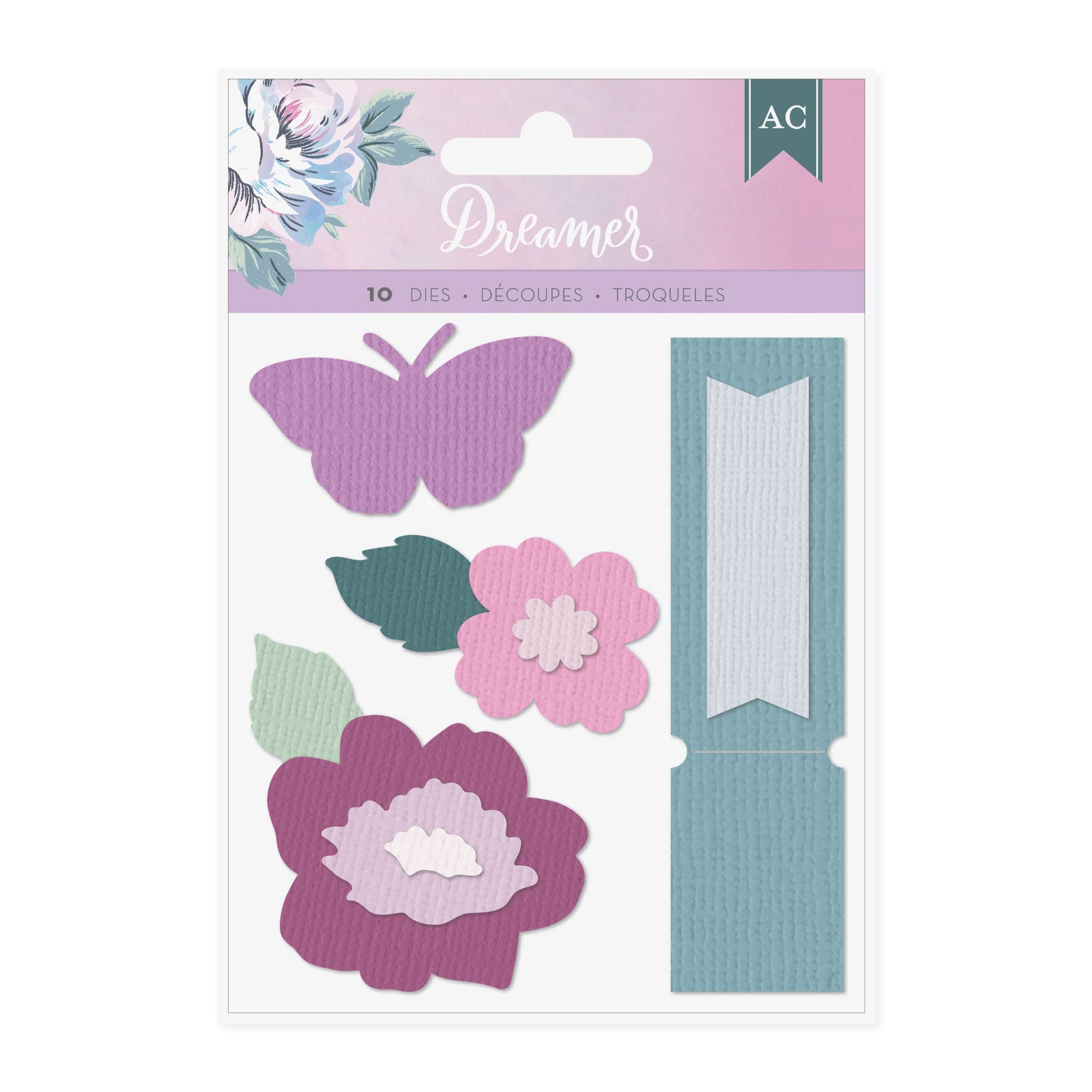 American Crafts Dreamer Metal Die Set - 10 Piece