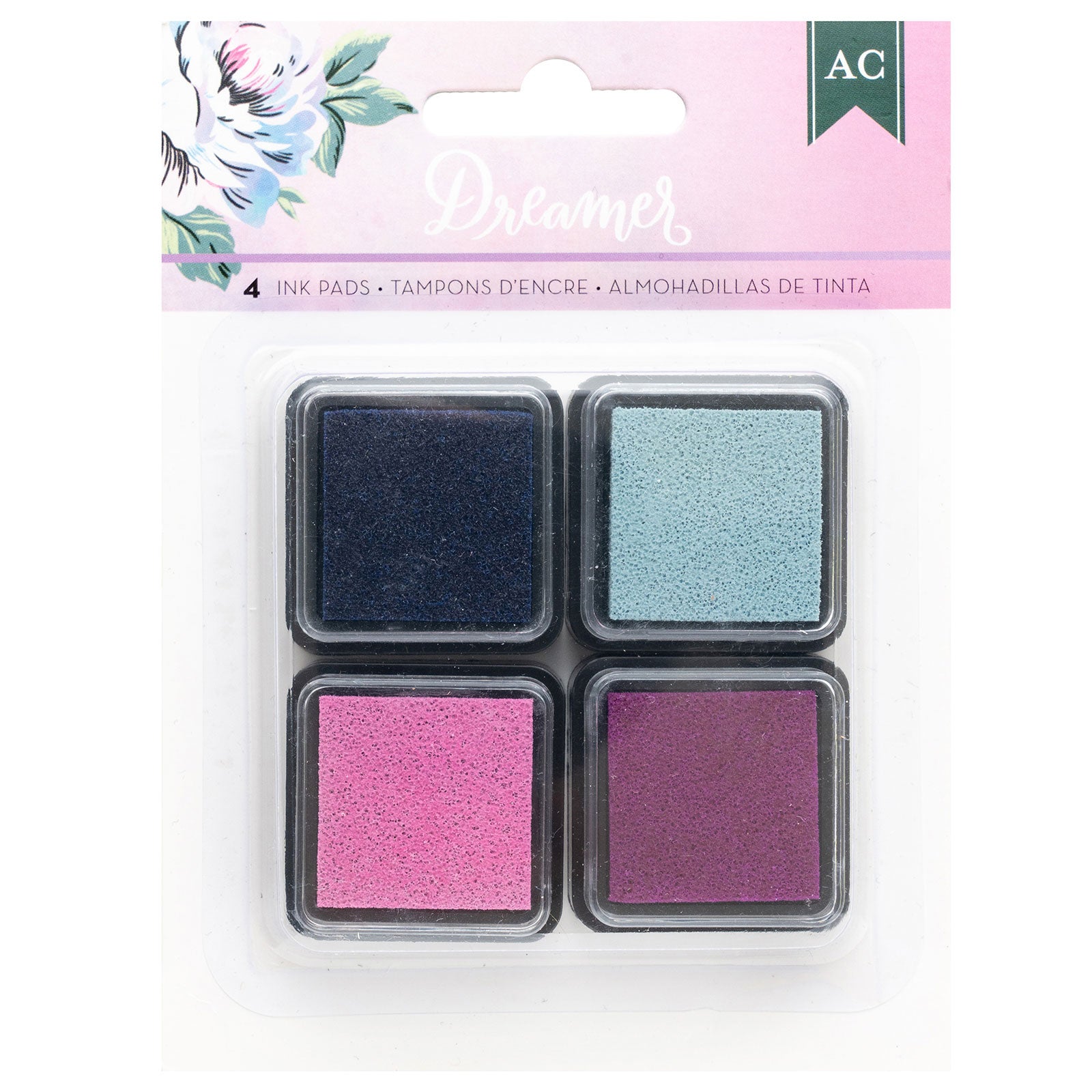 American Crafts Dreamer Medium Ink Pad - 4 Piece