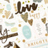 Close up of American Crafts A Perfect Match Foil Stickers - 109 Piece