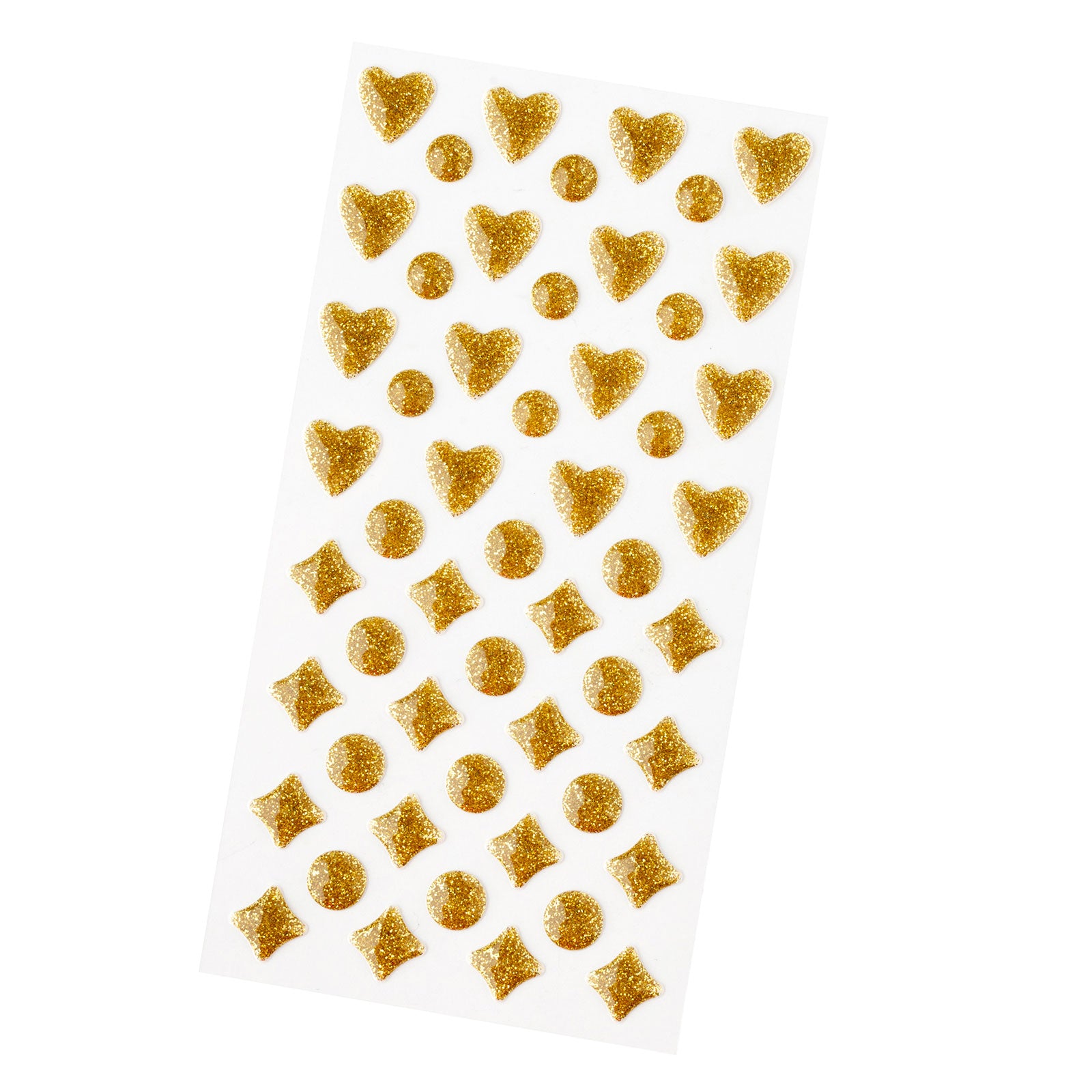 American Crafts A Perfect Match Enamel Gold Dots - 106 Piece