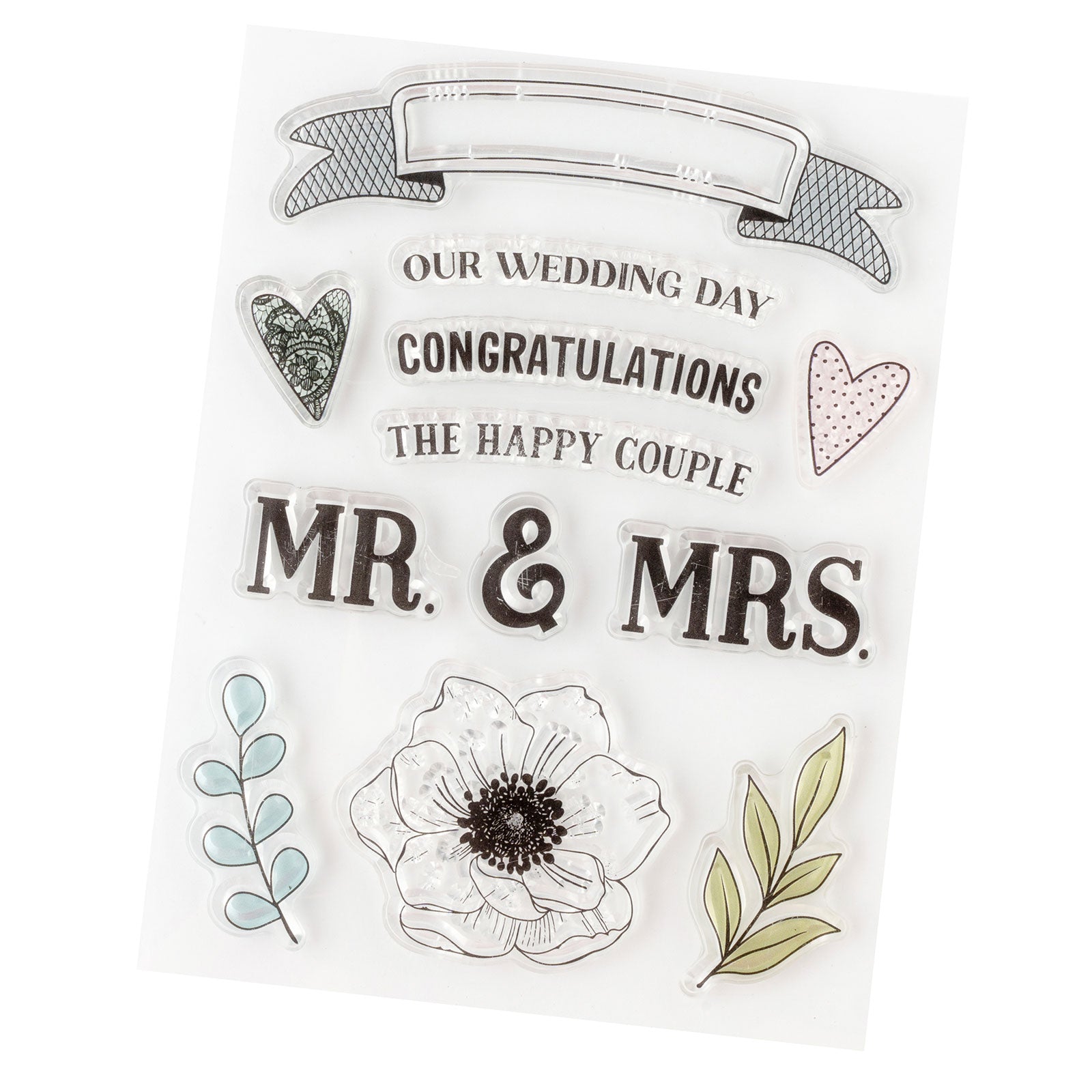 American Crafts A Perfect Match Stamp & Dies - 12 Piece