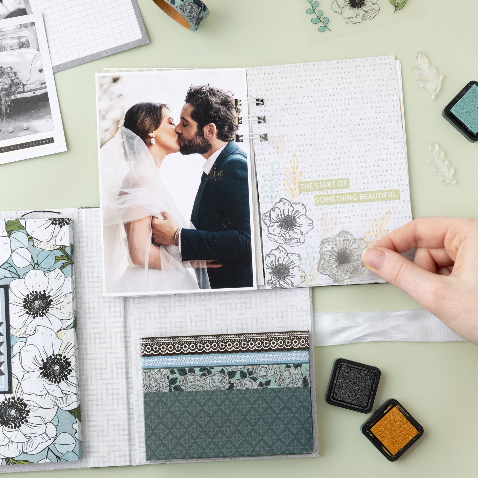 American Crafts A Perfect Match Stamp & Dies - 12 Piece