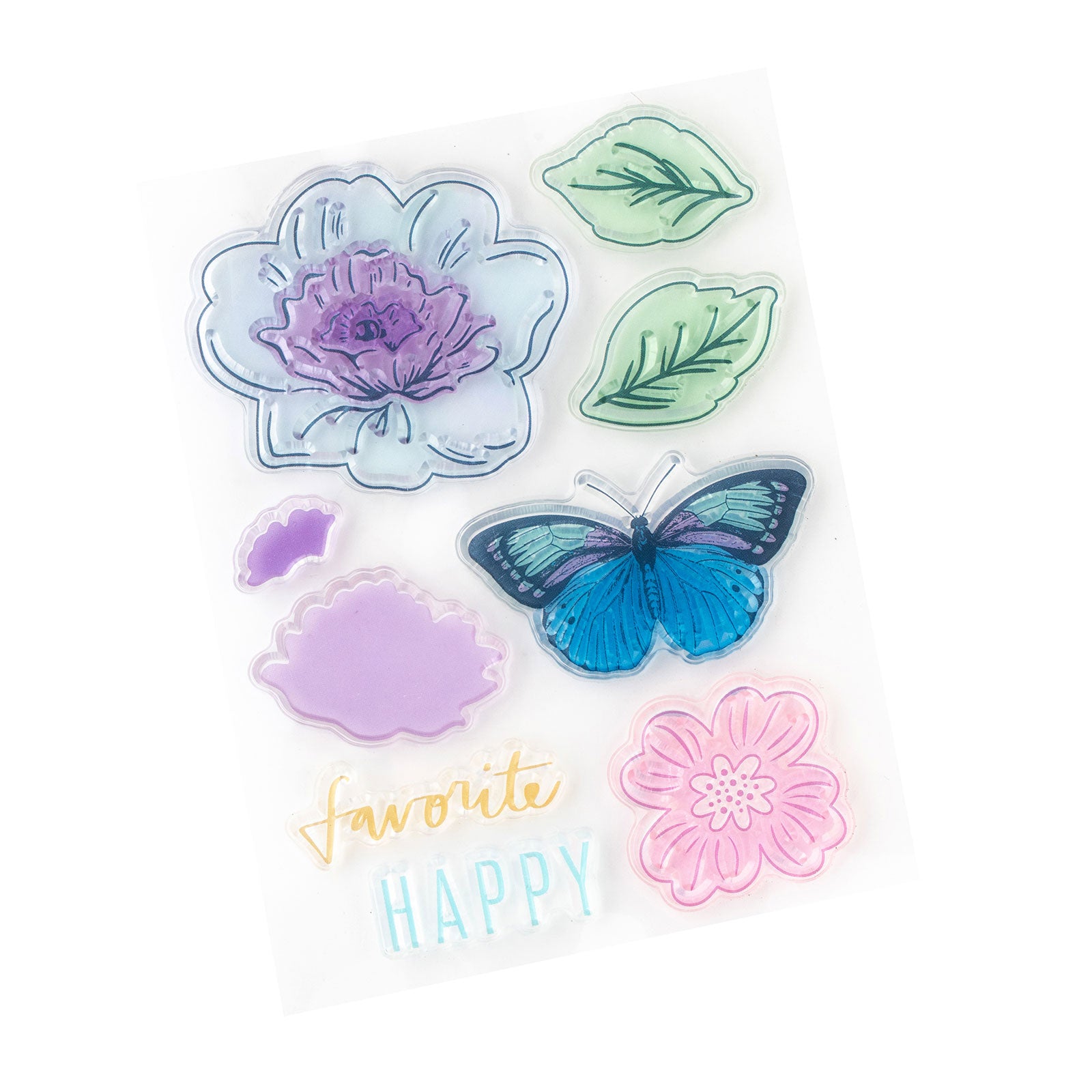 American Crafts Dreamer Acrylic Stamps Set