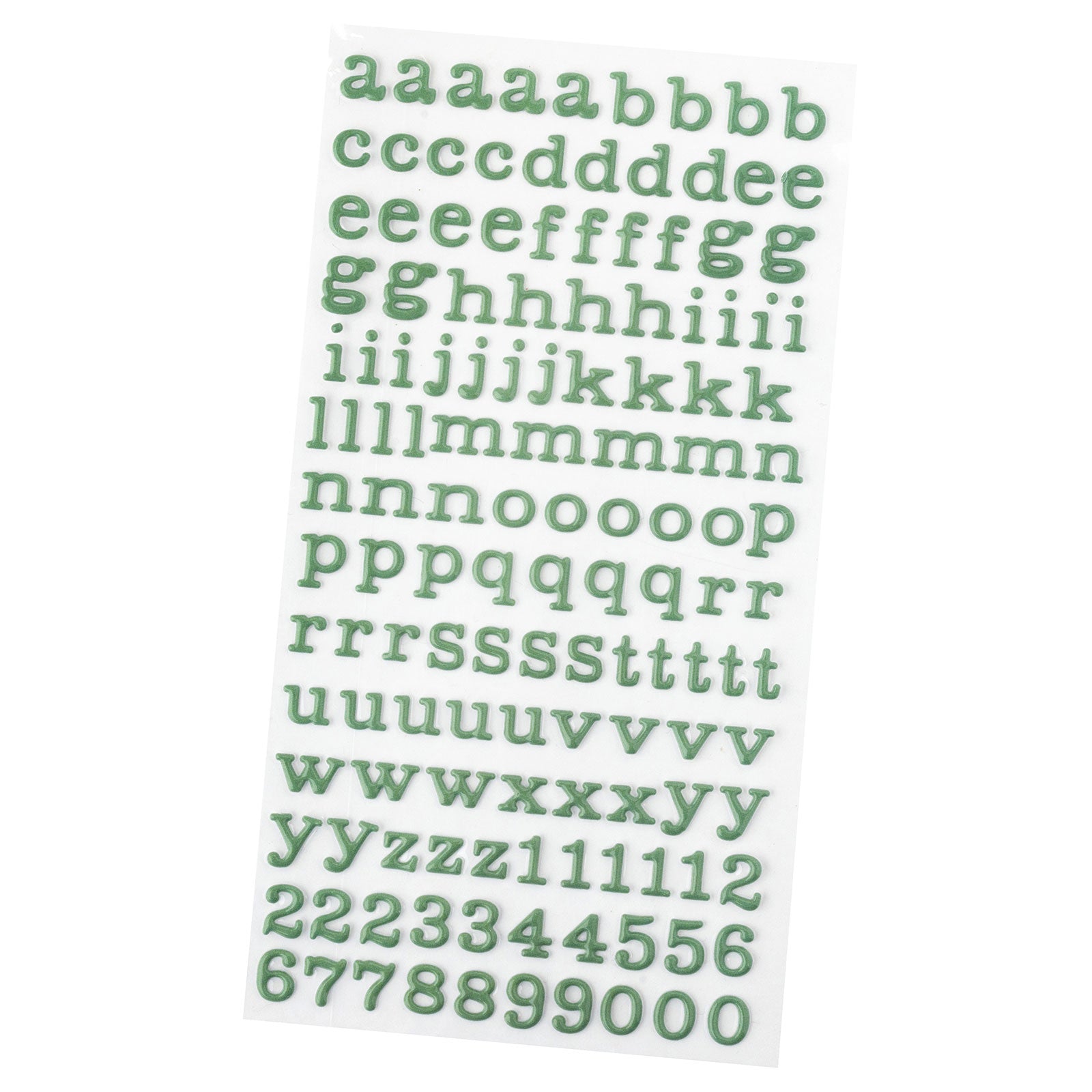 American Crafts Pebbles Sunny Bloom Alphabet Puffy Stickers - 148 Piece