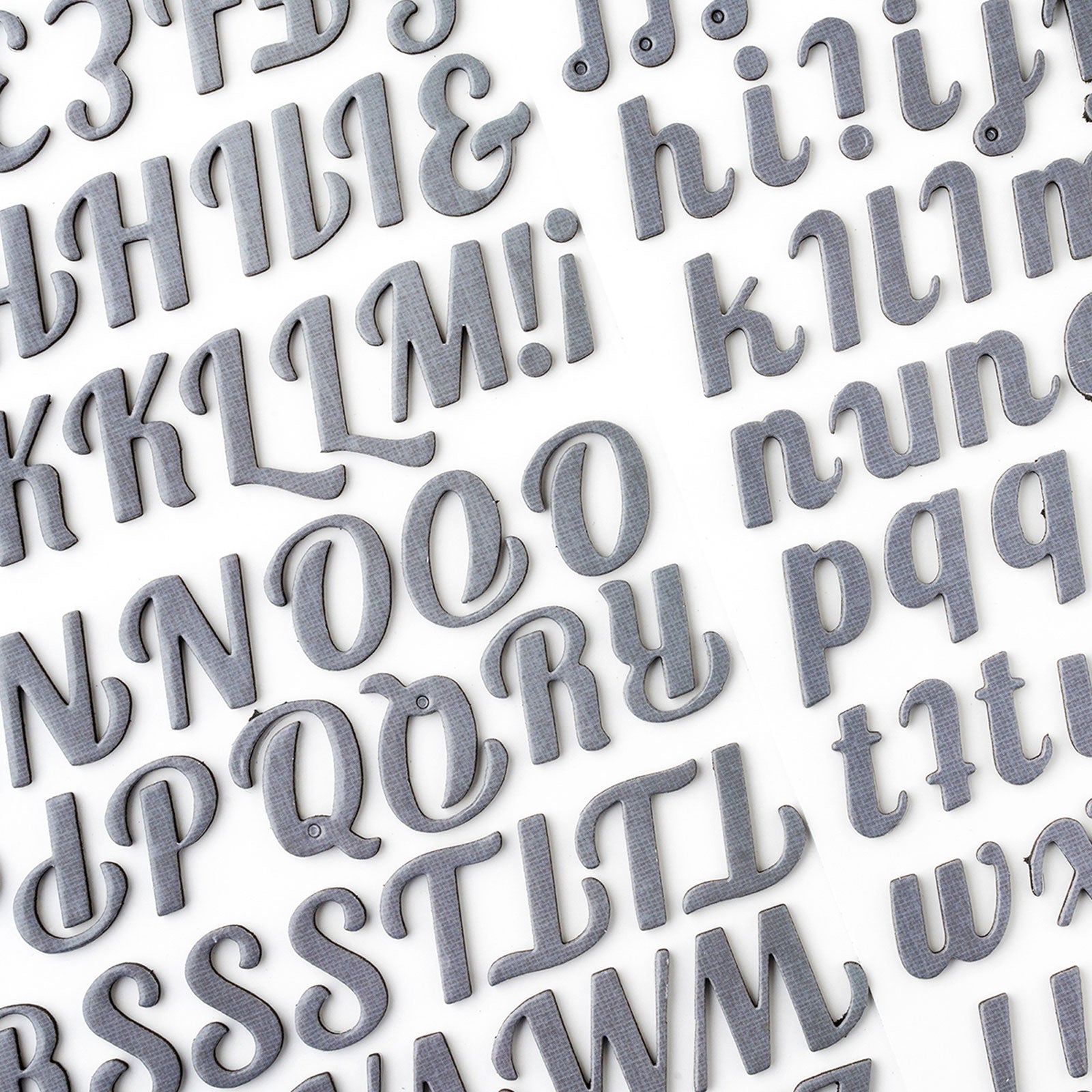 American Crafts Cedar House Thicker Alphabet Stickers - 175 Piece