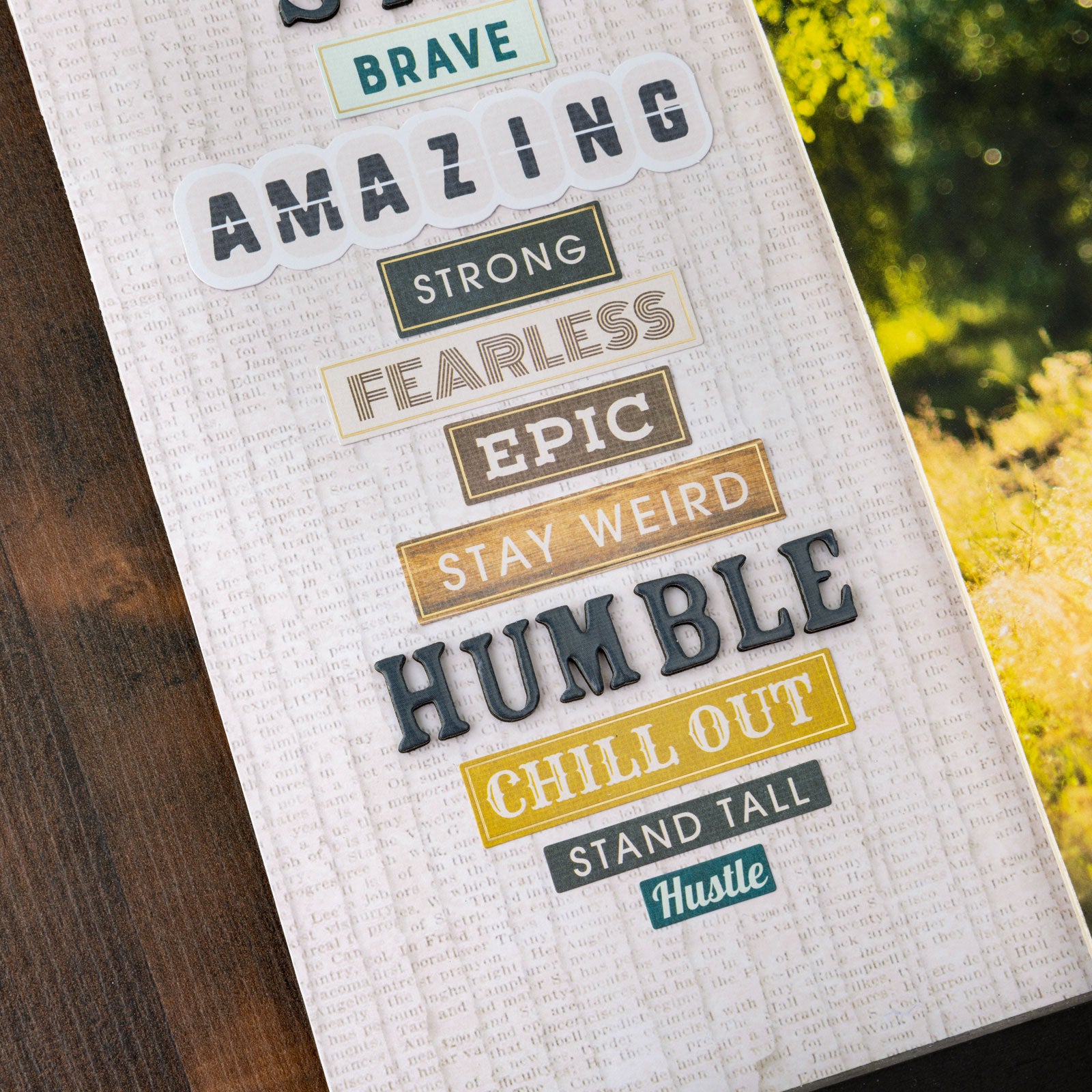 American Crafts Cedar House Icon Stickers - 84 Piece