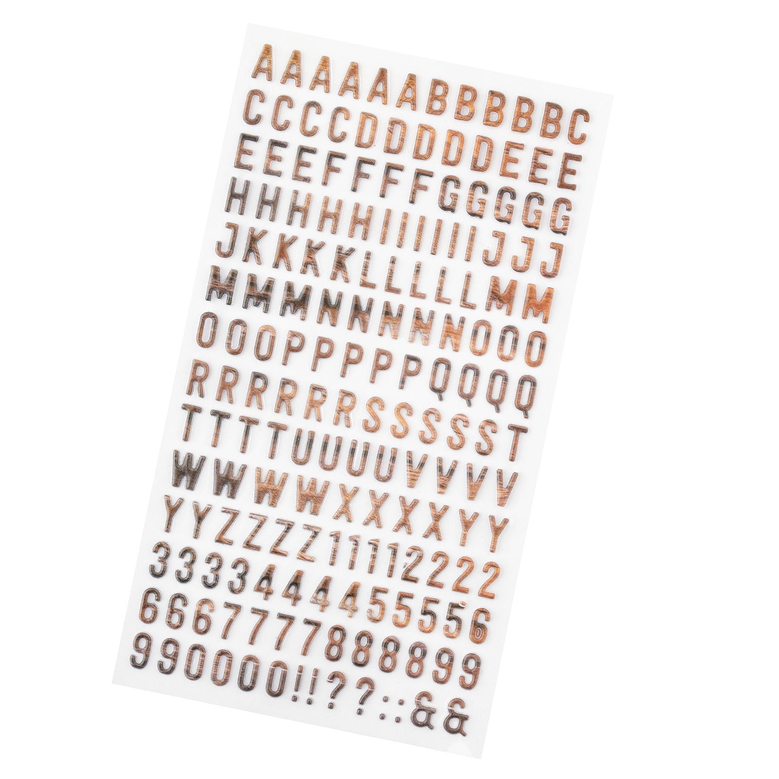 American Crafts Cedar House Puffy Alphabet Stickers - 179 Piece