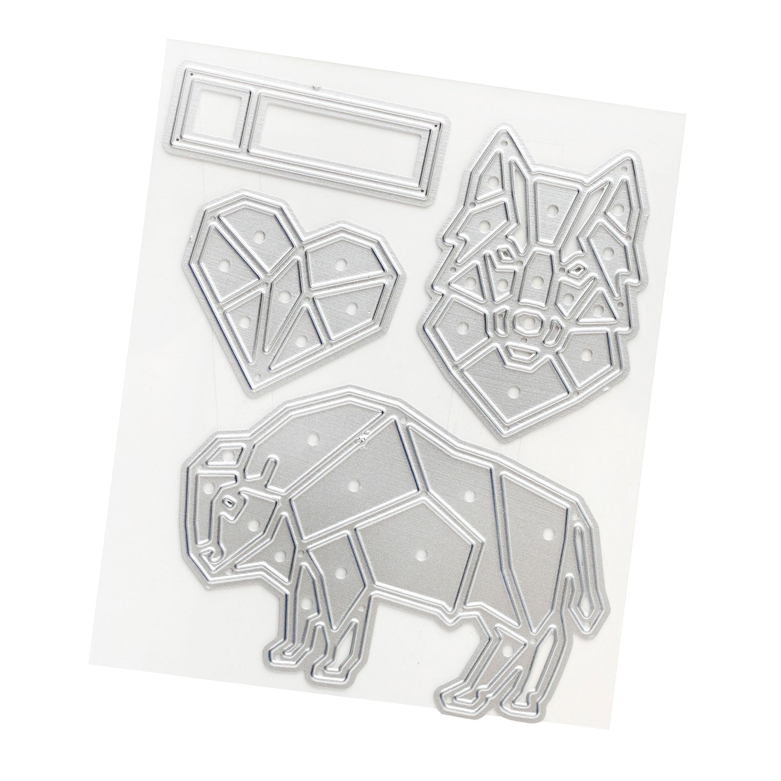 American Crafts Cedar House Metal Die Set - 4 Piece