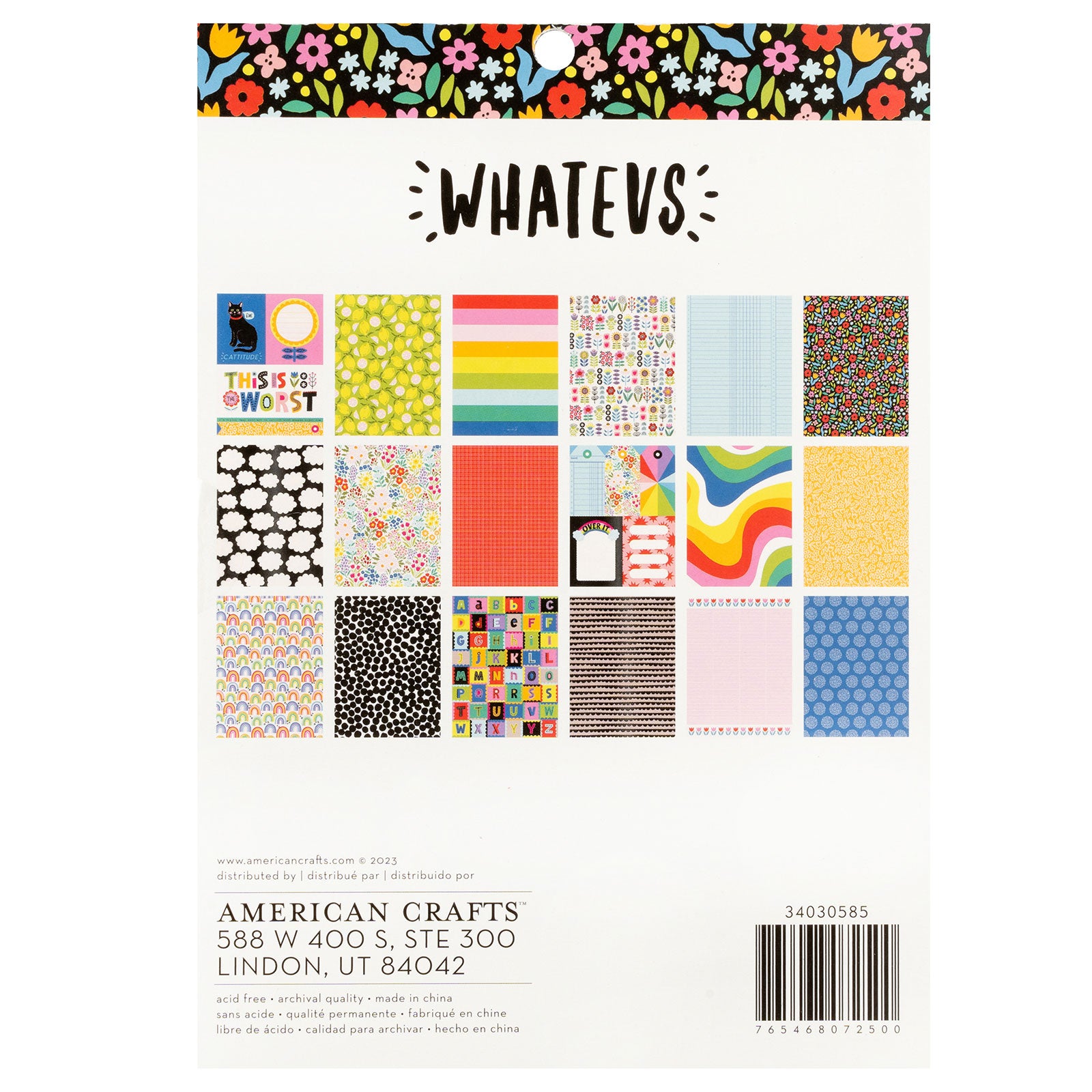 AC Cardstock Whatevs 6x8" Paper Pad