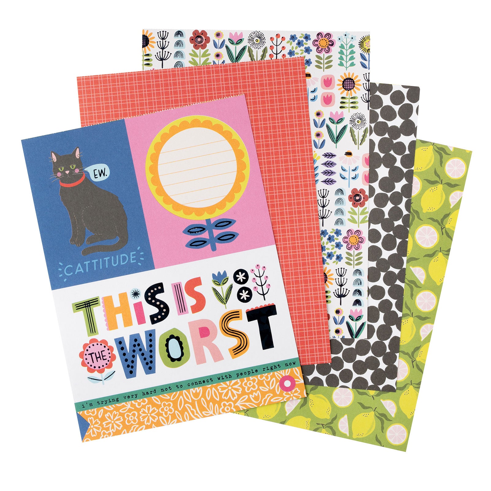 Whatevs 6x8" Double-Sided Paper Pad