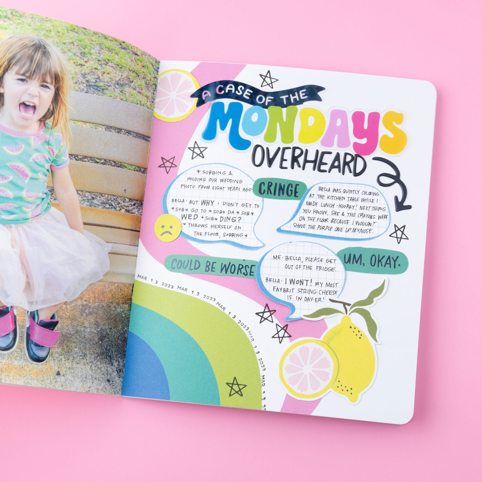 American Crafts Whatevs Thickers Glossy Phrase Stickers - 74 Piece