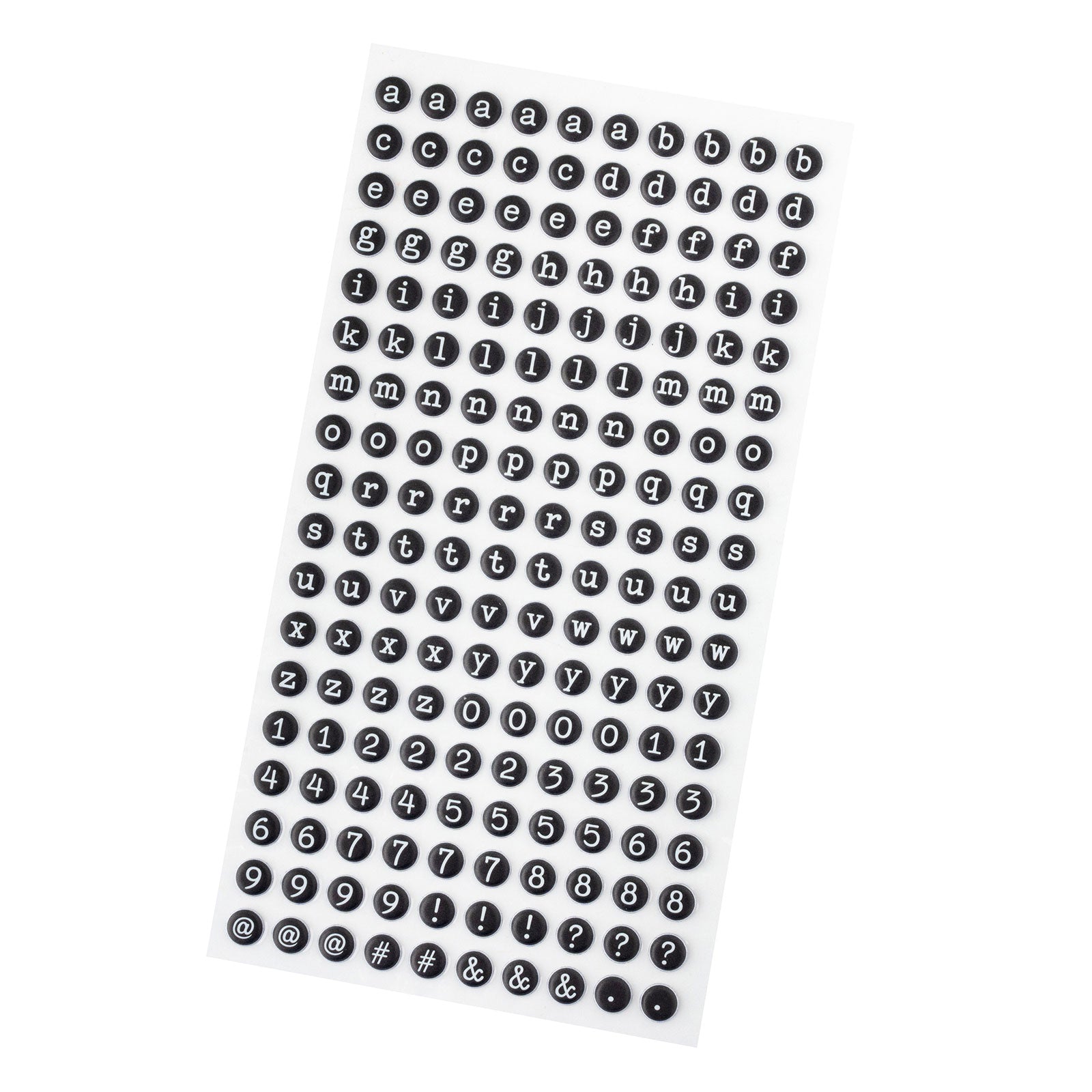 American Crafts Whatevs Alphabet Stickers - 180 Piece