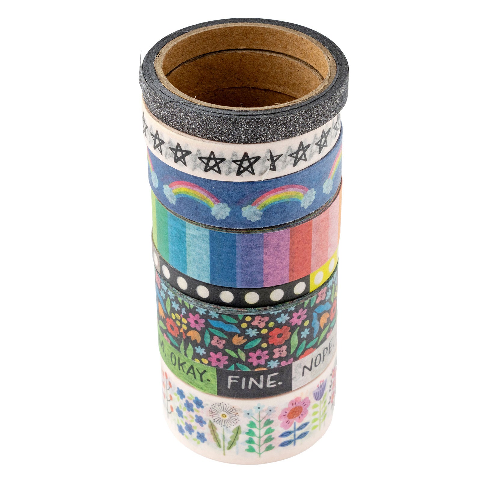 American Crafts Whatevs Washi Tape - 8 Pack