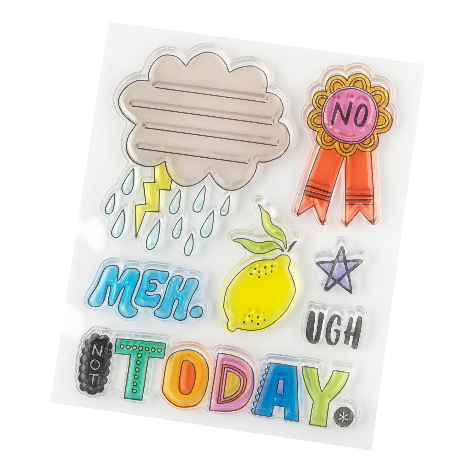 Whatevs Acrylic Stamp Set