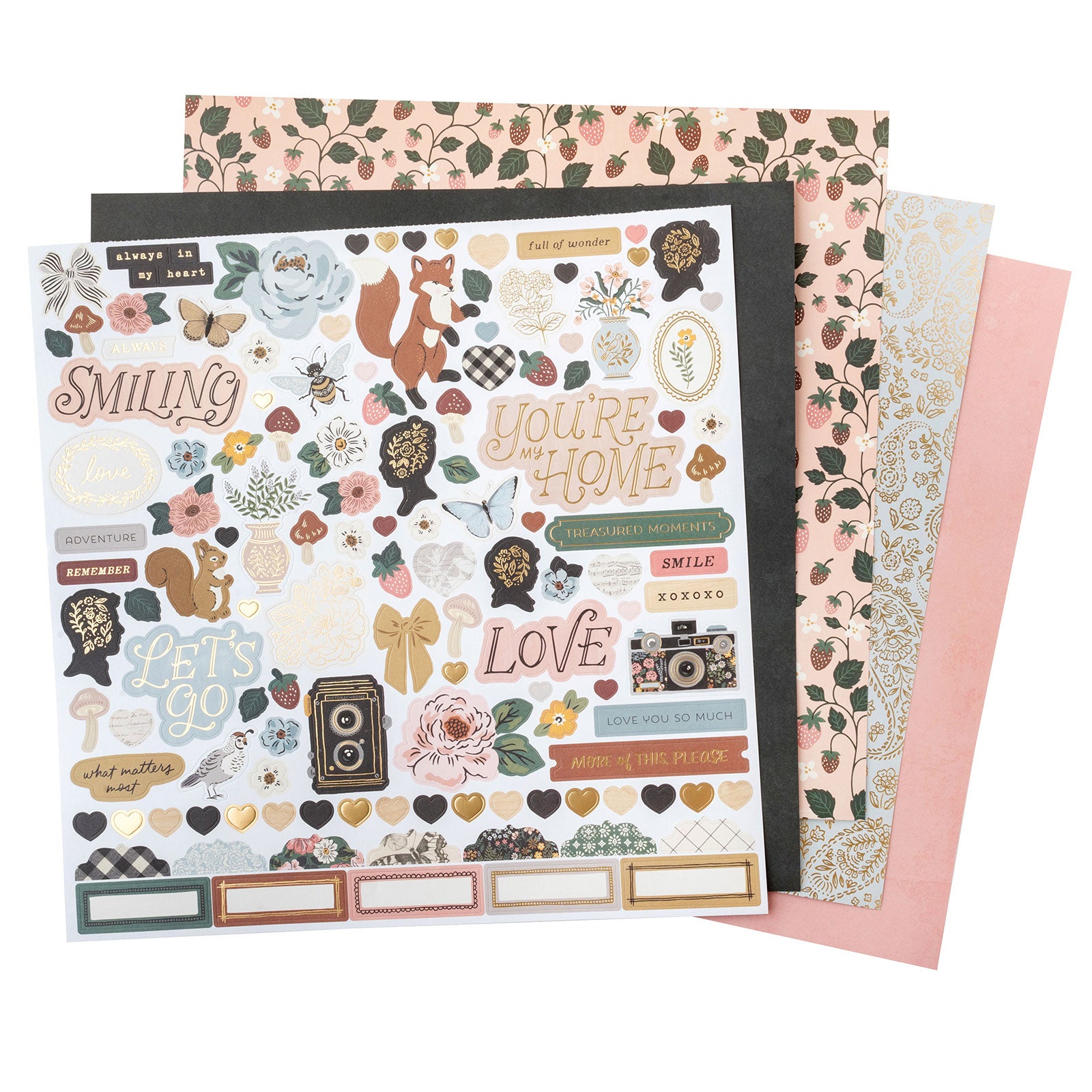 American Crafts Maggie Holmes Forever Fields 12x12" Project Paper Pad