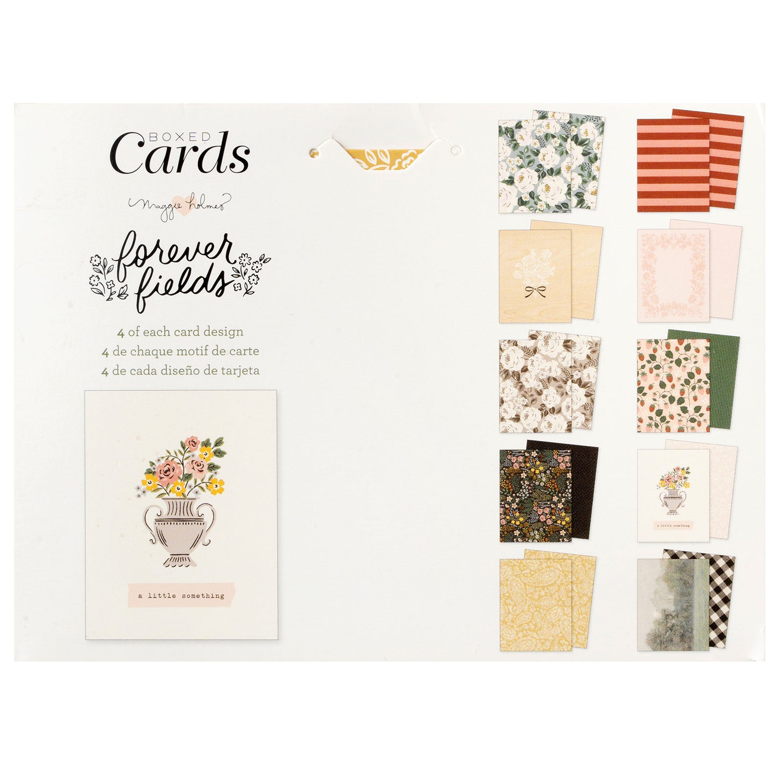 American Crafts Maggie Holmes Forever Fields Box Cards - 40 Pack