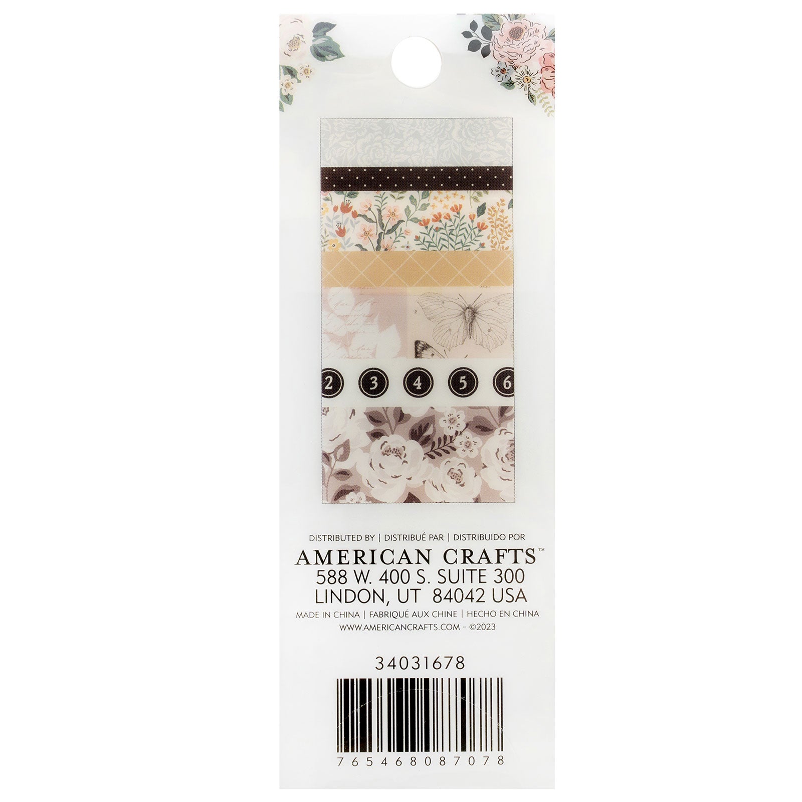 American Crafts Maggie Holmes Forever Fields Washi Tape - 7 Piece