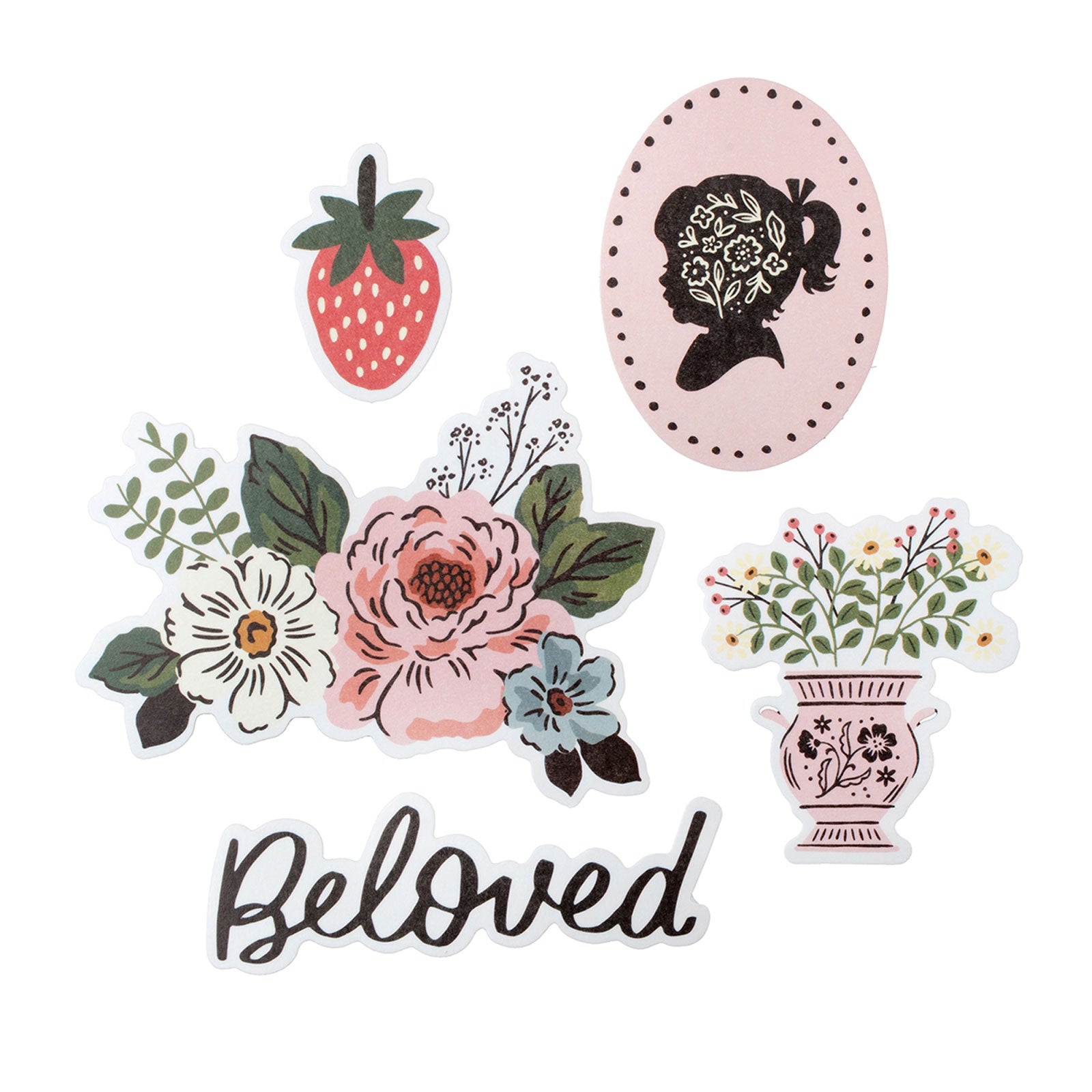 American Crafts Maggie Holmes Forever Fields Paper & Washi Stickers Paperie Pack - 200 Piece