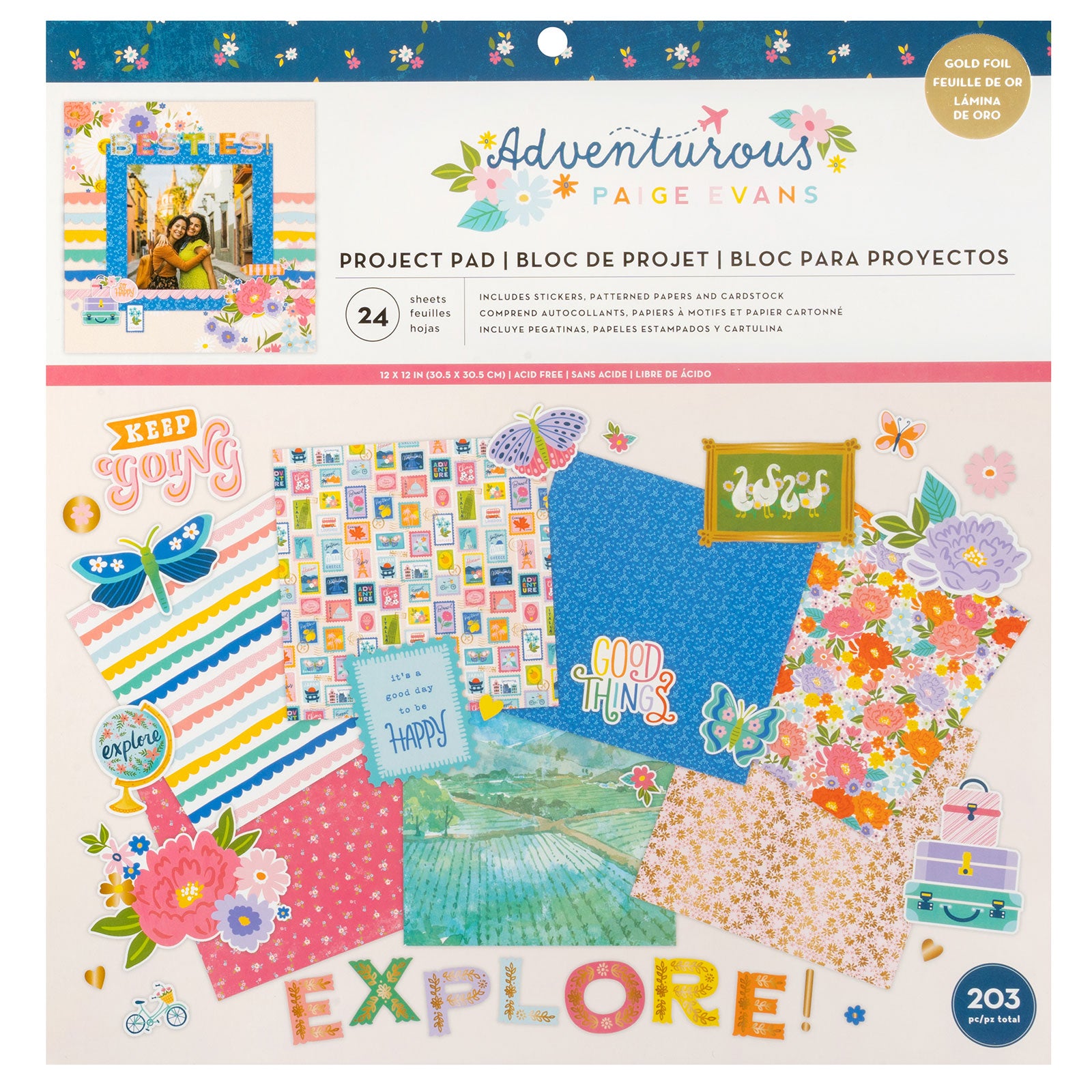 Paige Evans Adventurous 12x12" Project Pad