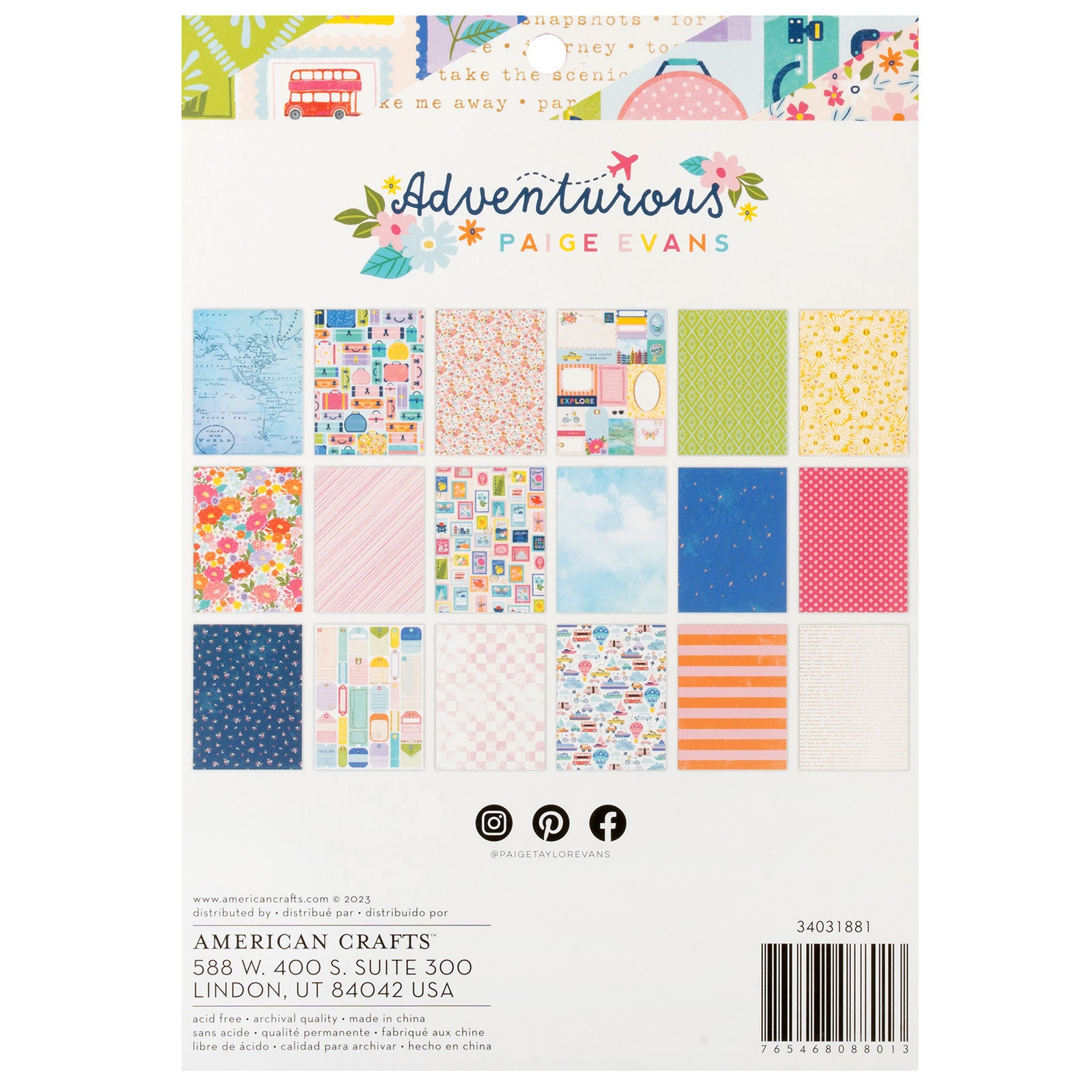 Paige Evans Adventurous 6x8" Paper Pad