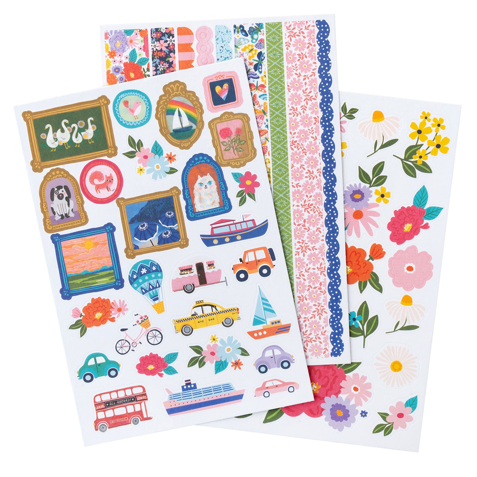 American Crafts Paige Evans Adventurous Sticker Book - 340 Piece