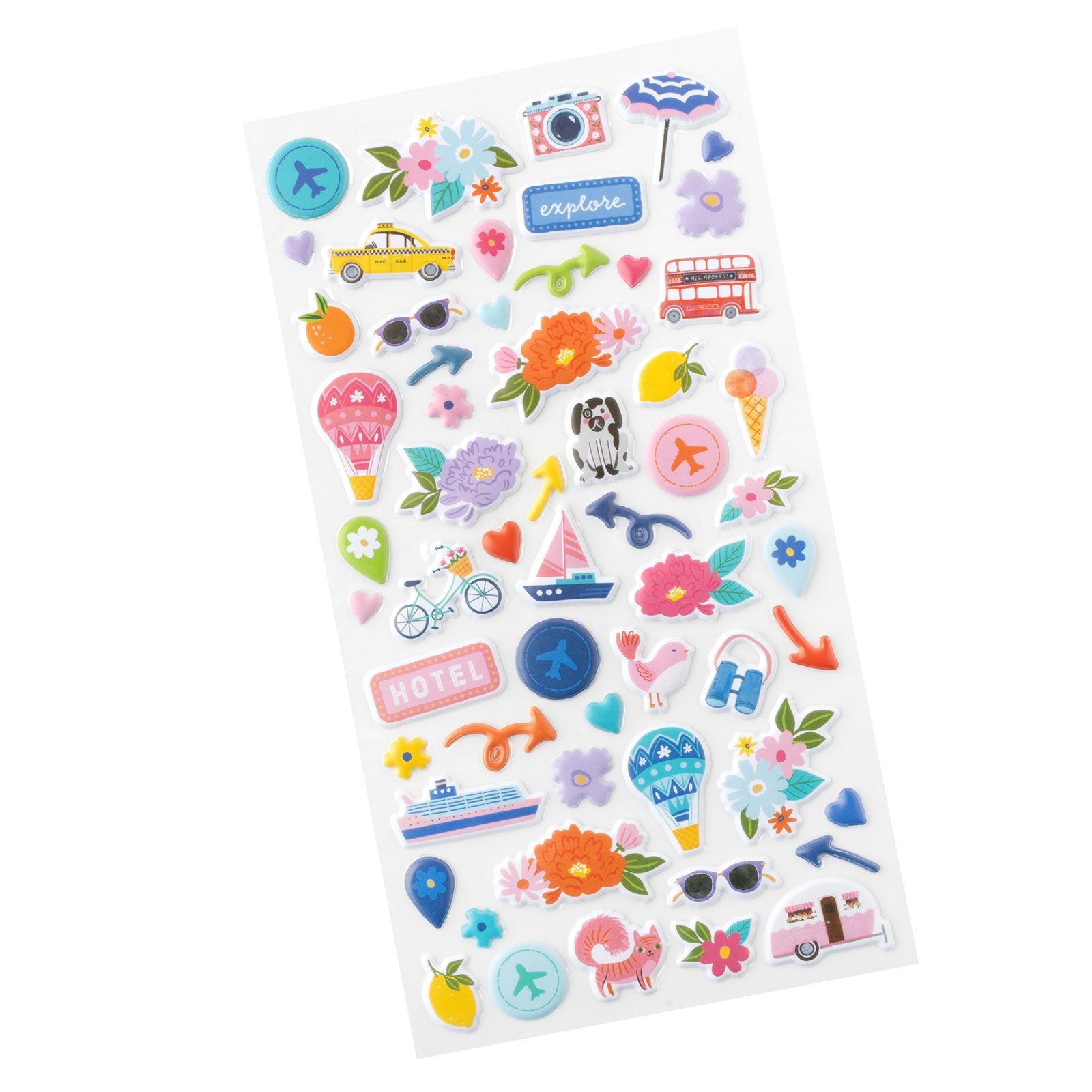 Paige Evans Adventurous Puffy Sticker Set