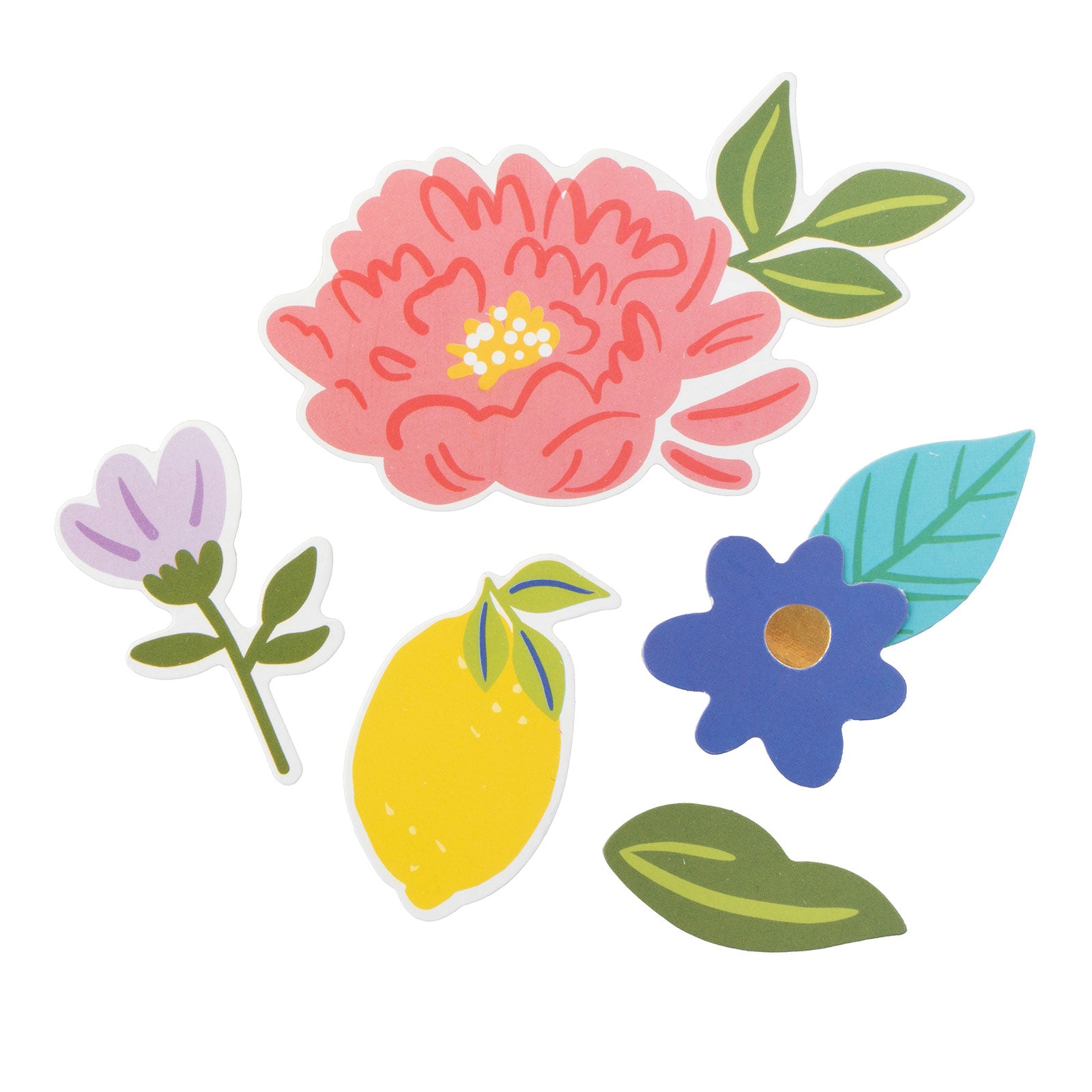 American Crafts Paige Evans Adventurous Ephemera Icon Die Cut Shapes - 75 Piece