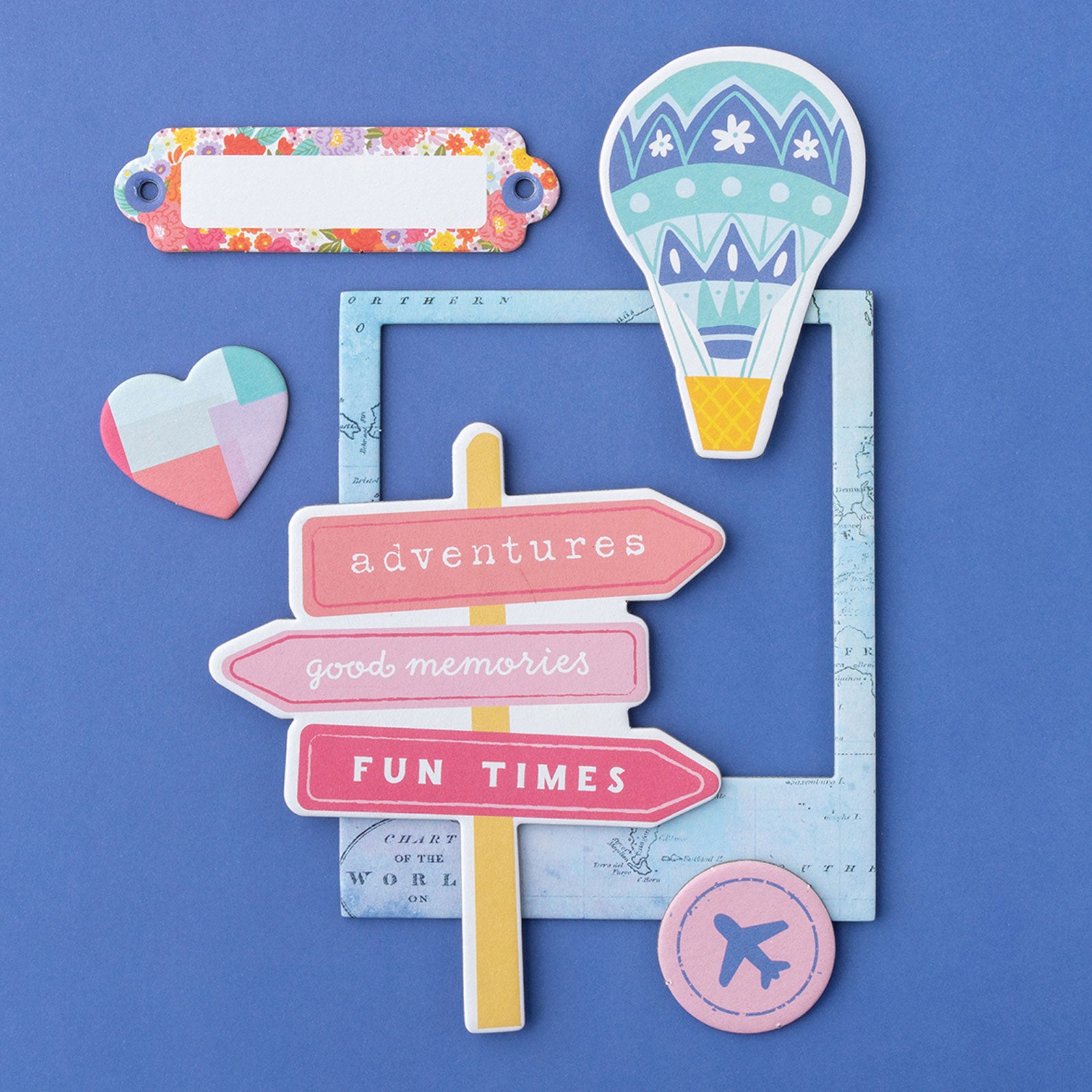 Paige Evans Adventurous Journaling Chipboard Embellishments Pack