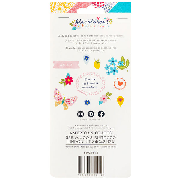 Paige Evans Adventurous Rub-On Transfer Sheets – American Crafts